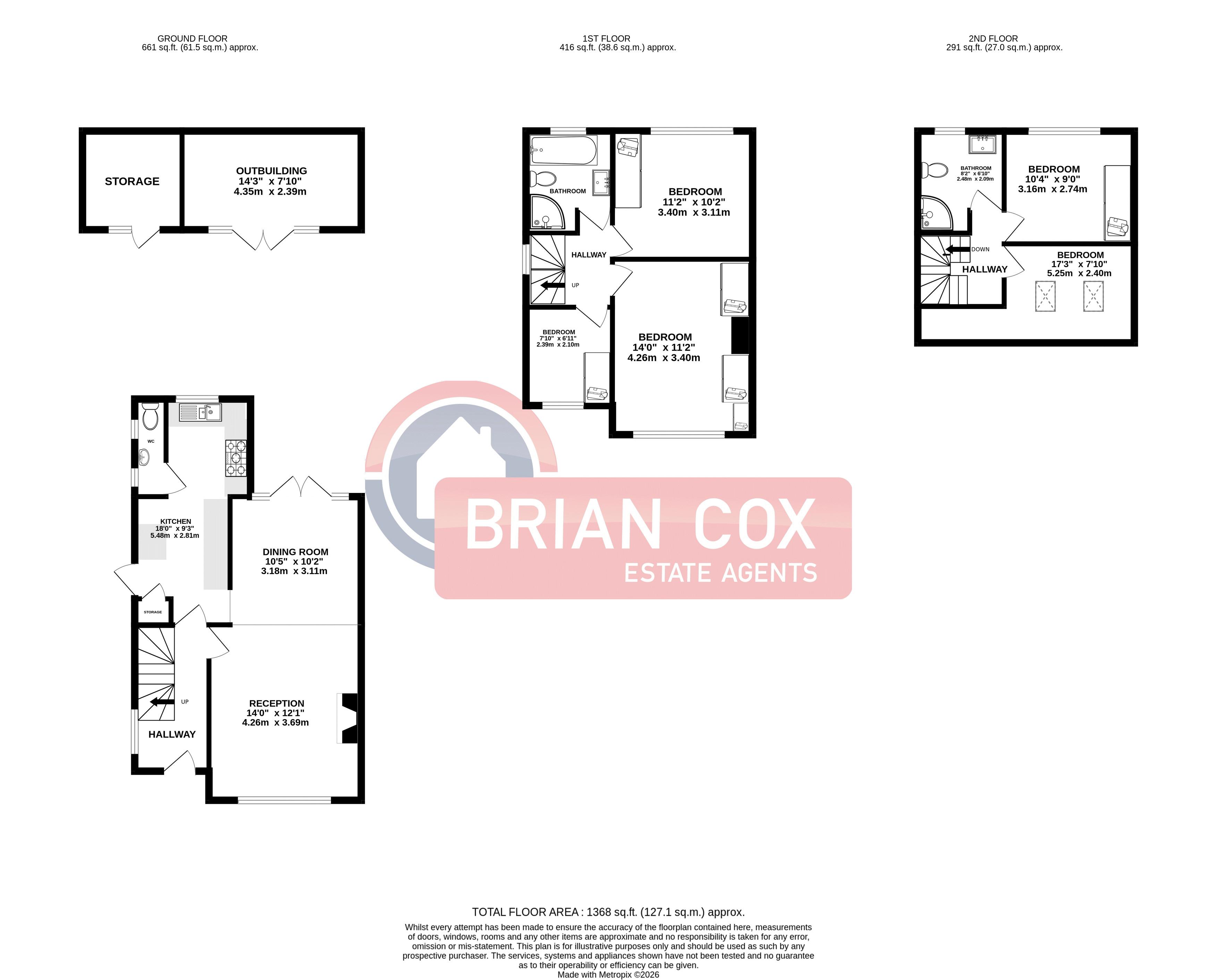 3, West Close, Greenford floorplan