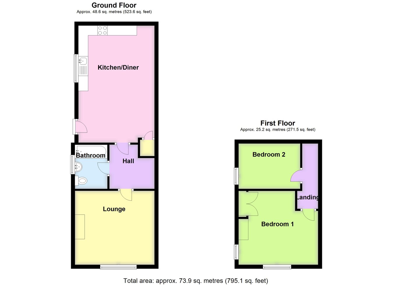 20, West End Road, Boston floorplan