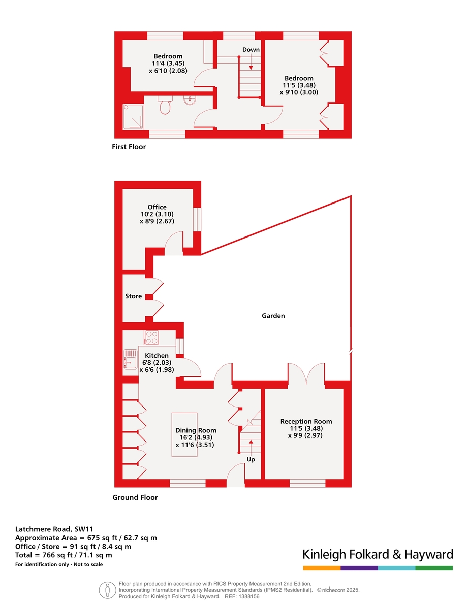 50, Latchmere Road, London floorplan