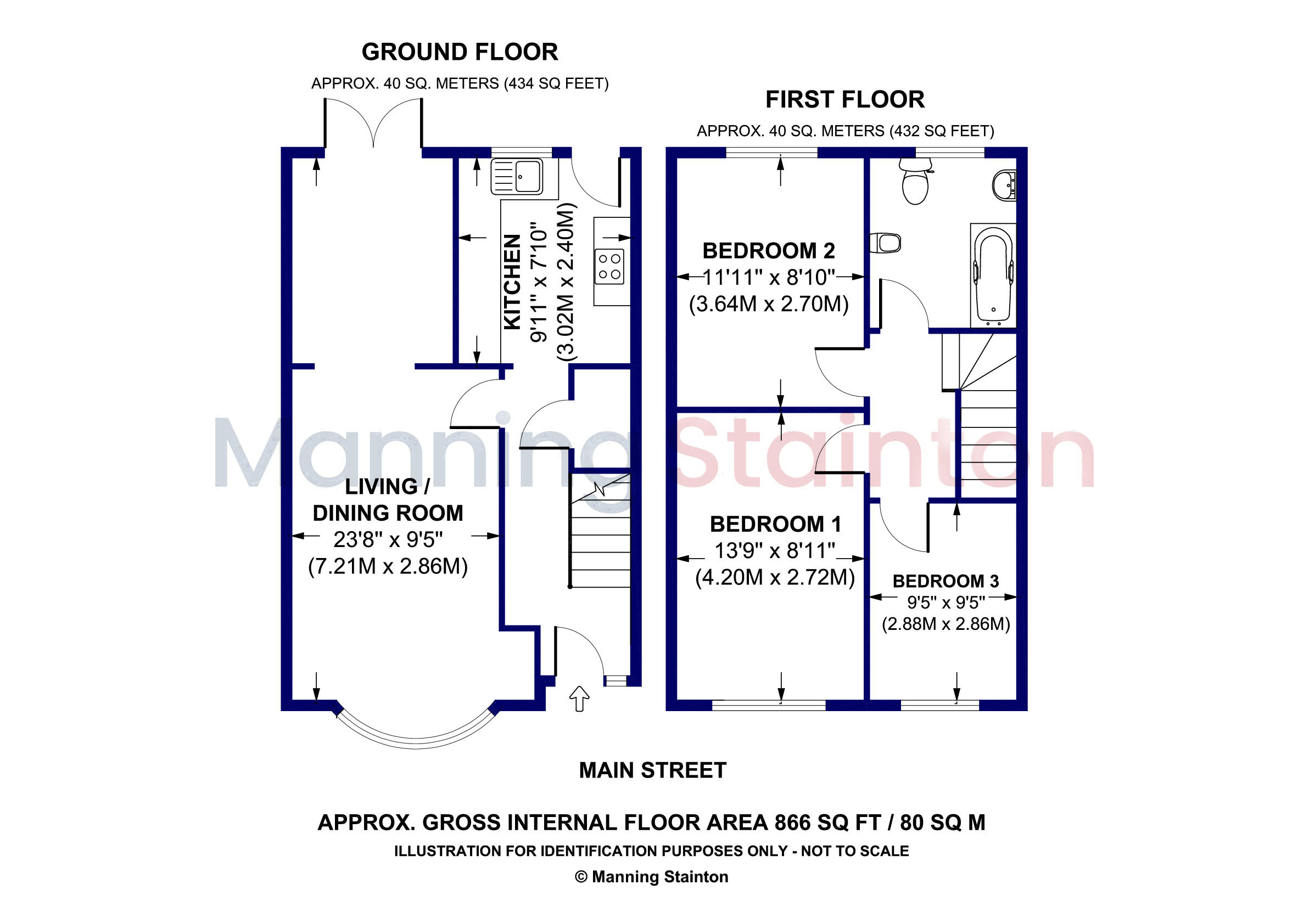 42, Main Street, Leeds floorplan