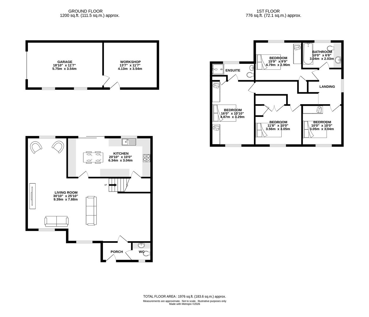 34, Shortcroft, Brentwood floorplan