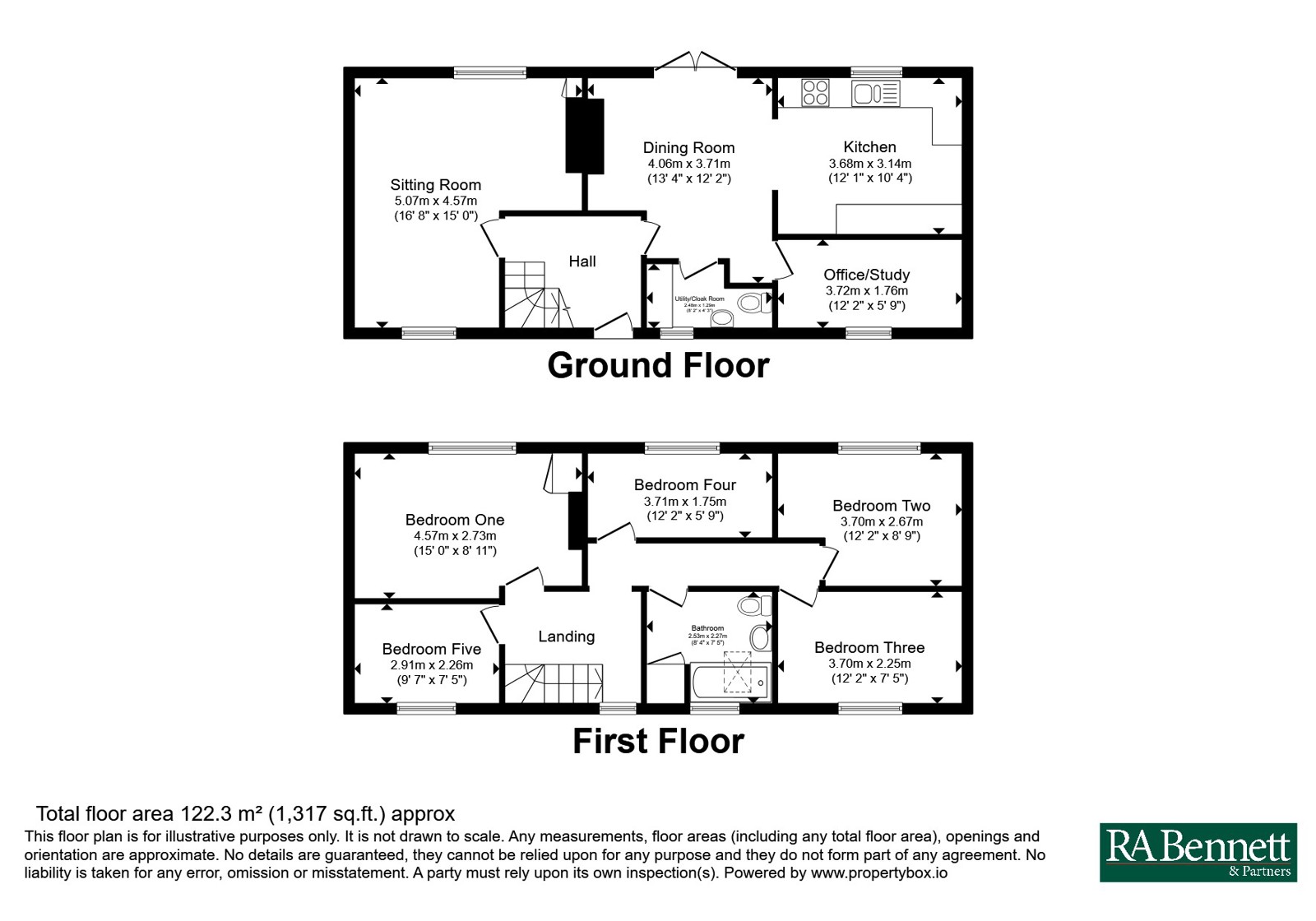 23, Bishop Road, Gloucestershire floorplan