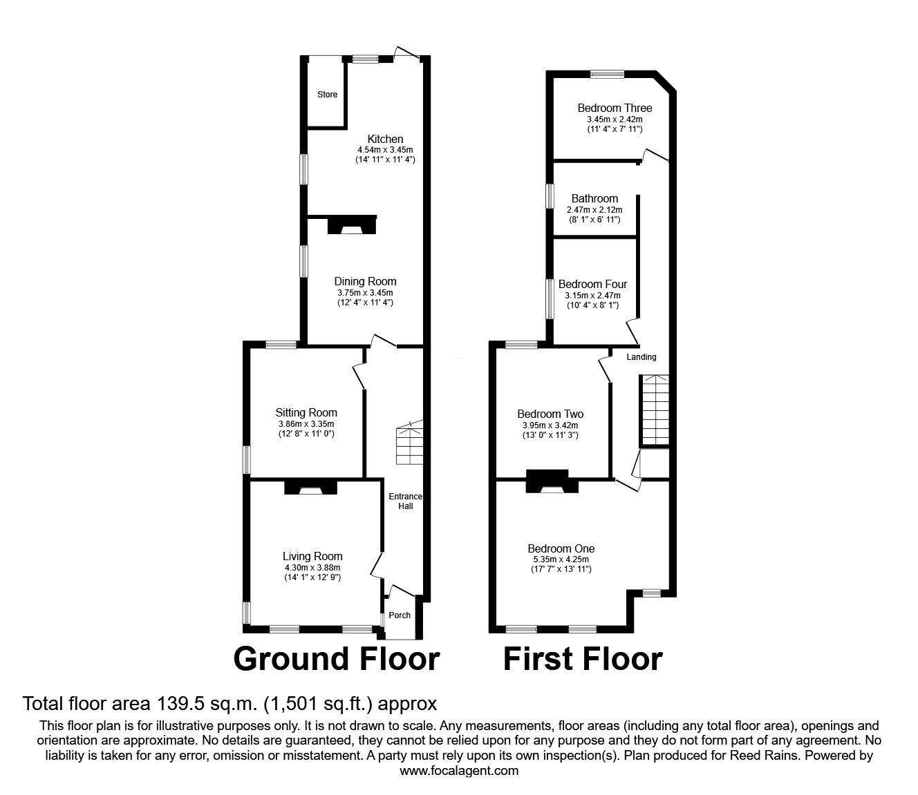 34, Newport Road, Staffordshire floorplan