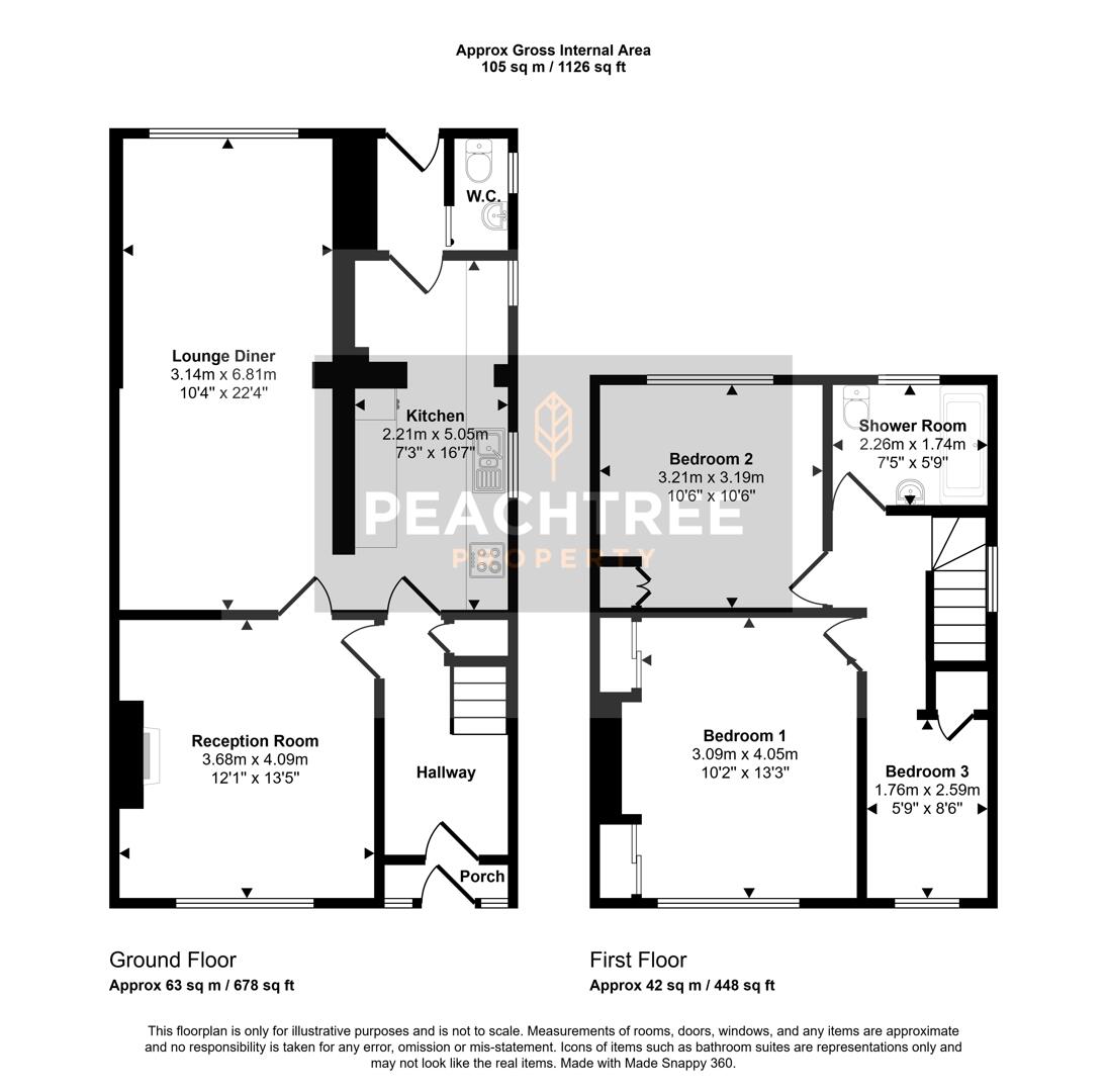 318, Paisley Road, Renfrew floorplan