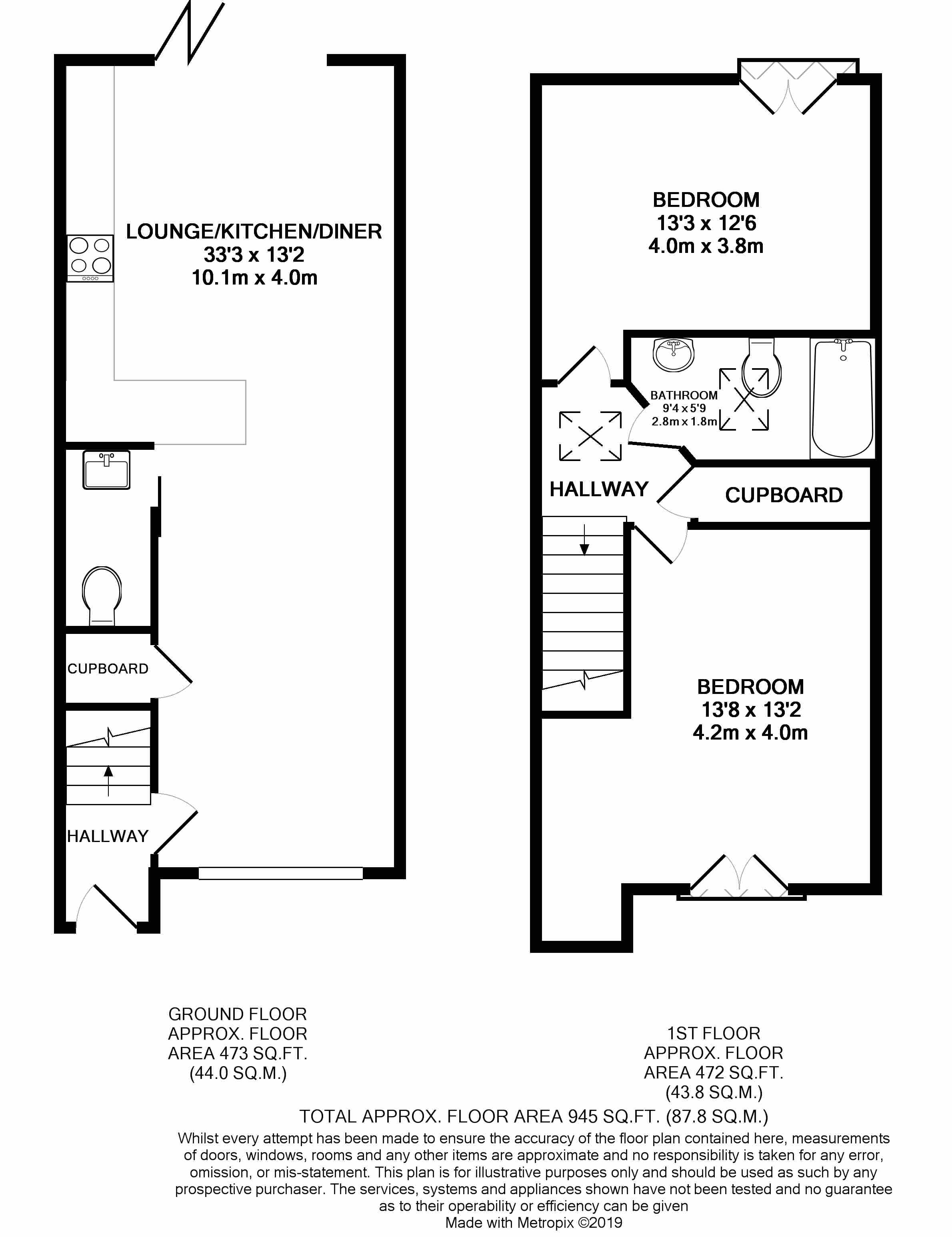 2 Bedrooms Terraced house for sale in Fawcett Road, Croydon CR0