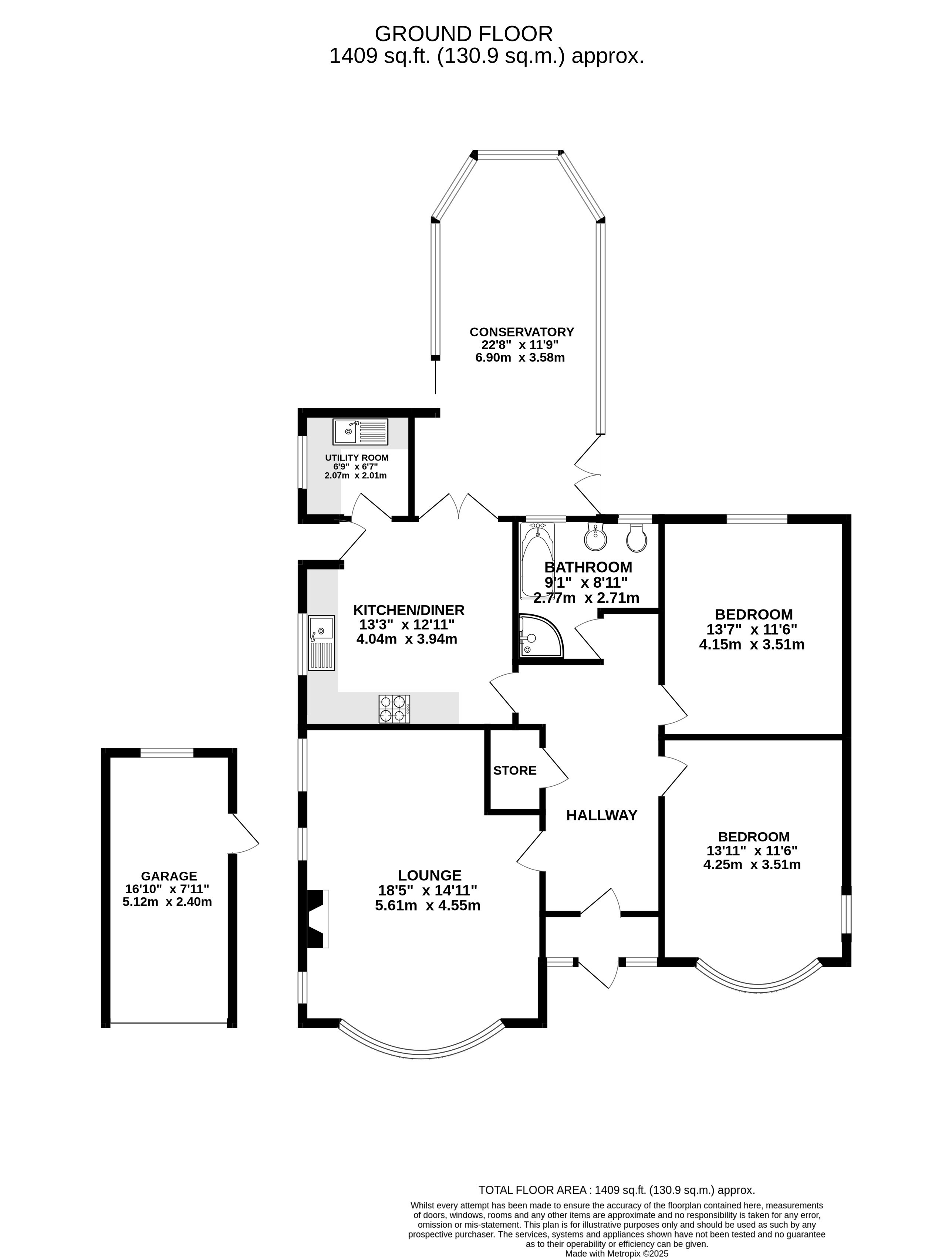 43, Selby Lane, Nottingham floorplan