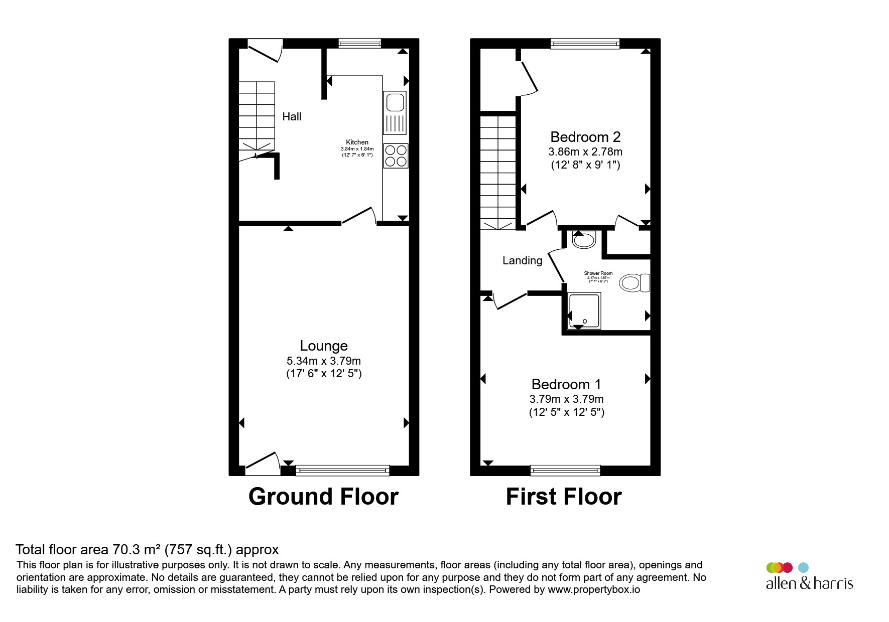 18, Cardrona Street, Glasgow floorplan