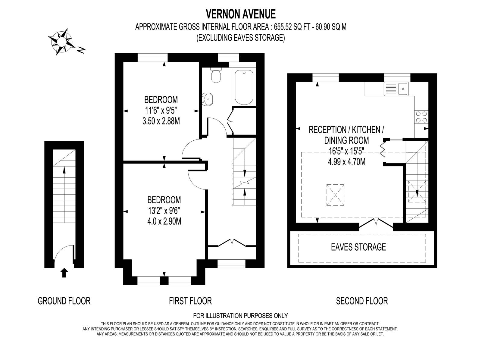 Vernon Avenue, Raynes Park, SW20 floorplan