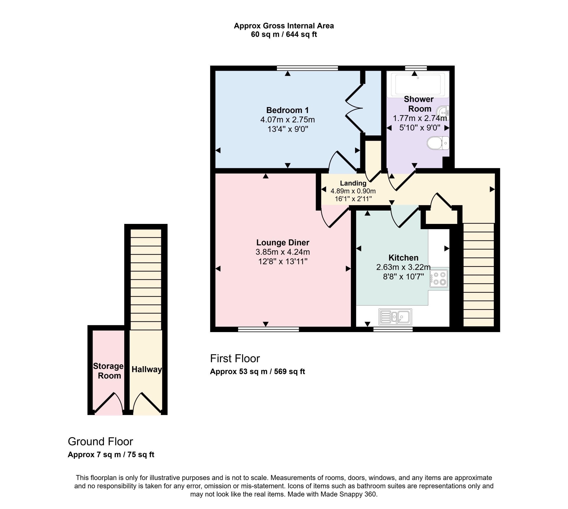 56, Sutton Court, Skegness floorplan