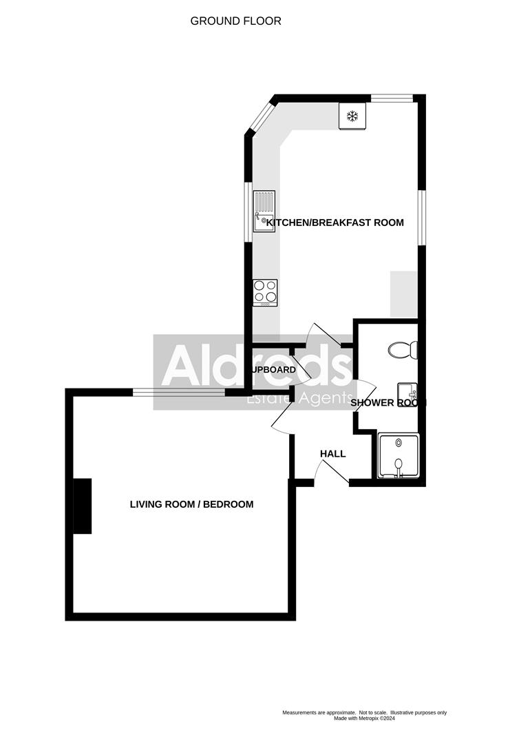 Flat 1, Star & Garter House, Great Yarmouth floorplan