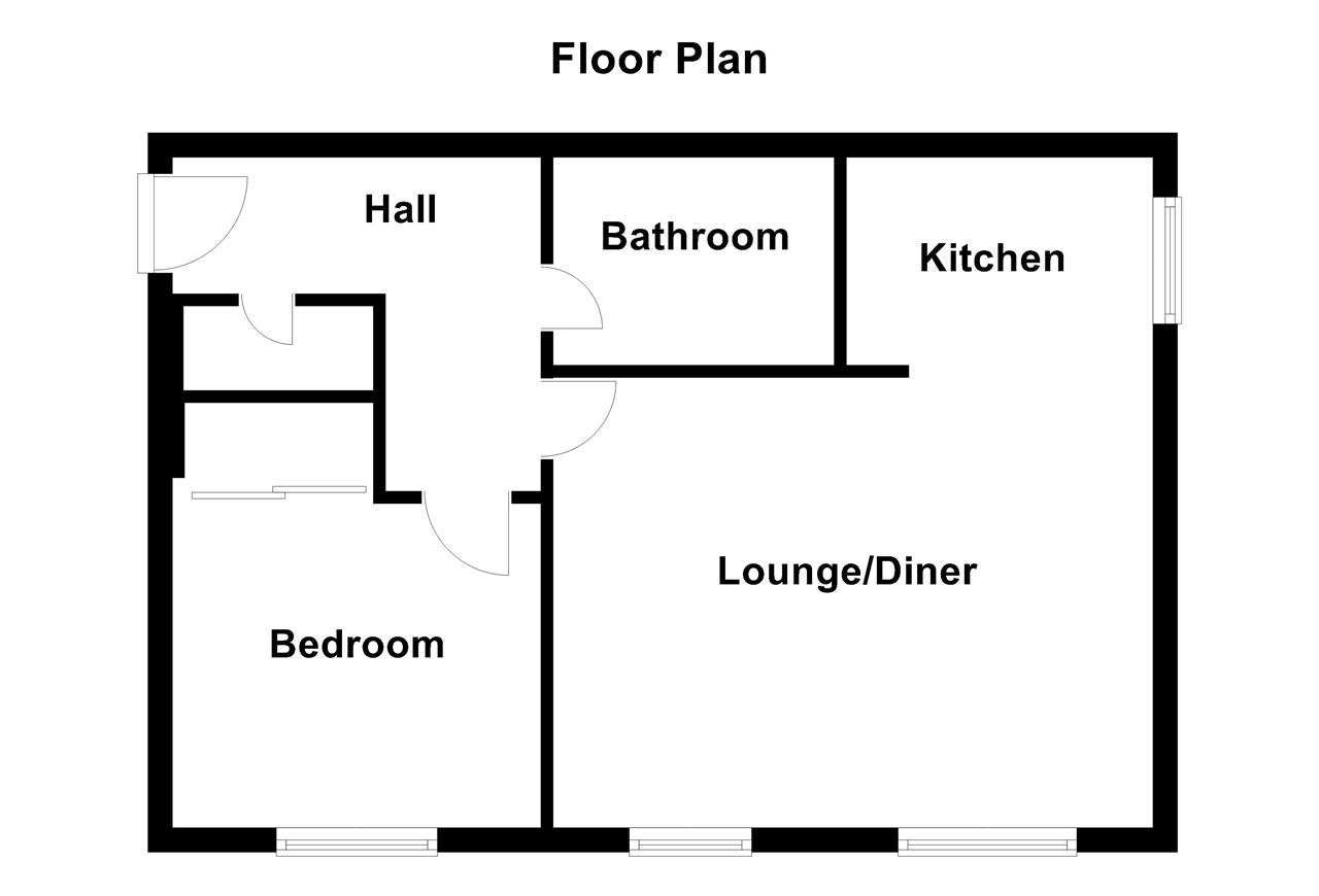 Flat 101, Fuscia Court, Feltham floorplan