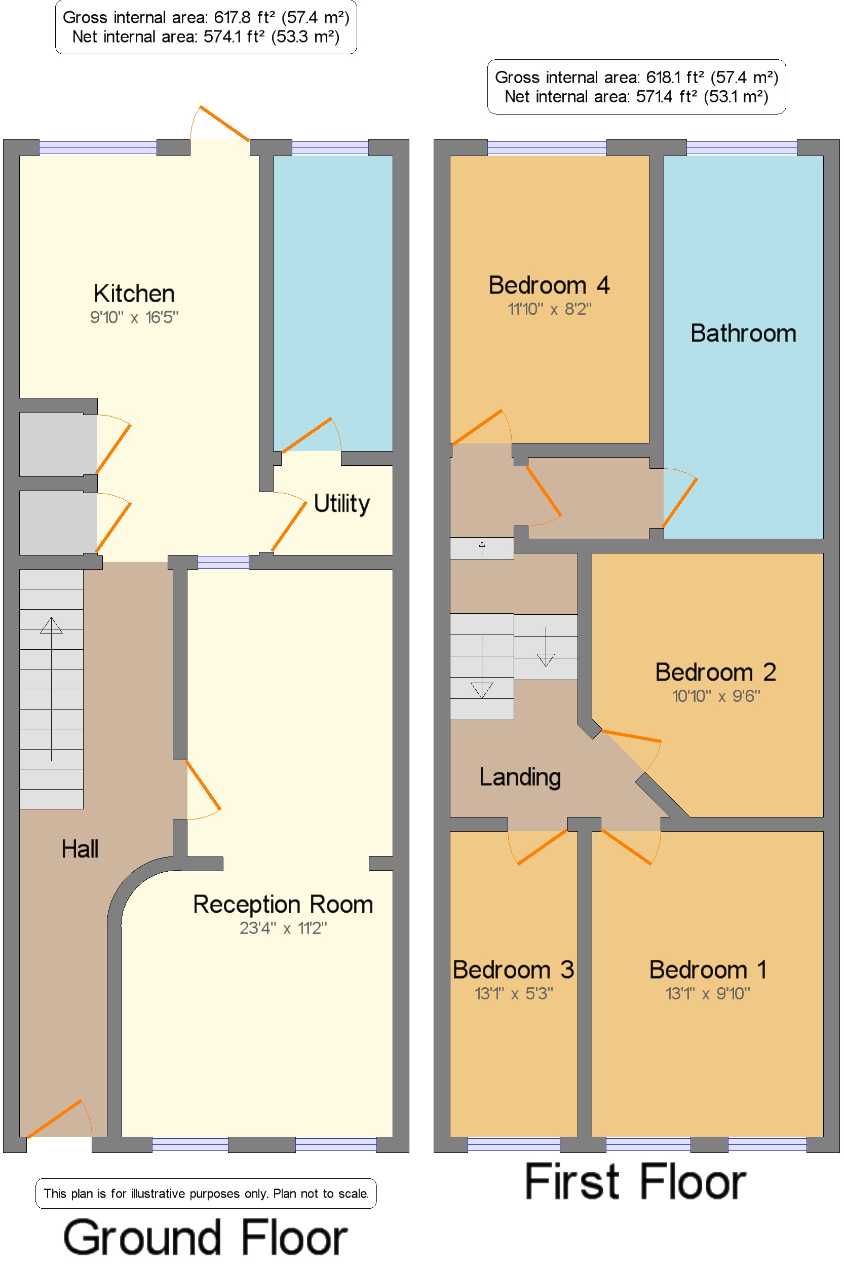 56, Cardigan Road, London floorplan