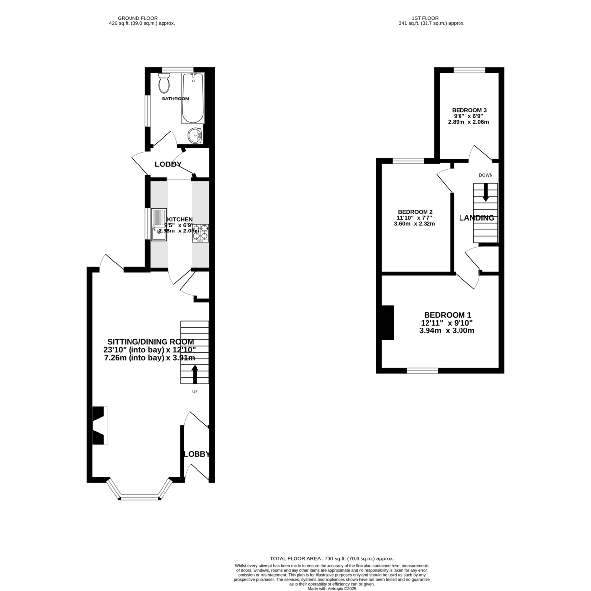 82, Whyke Lane, Chichester floorplan