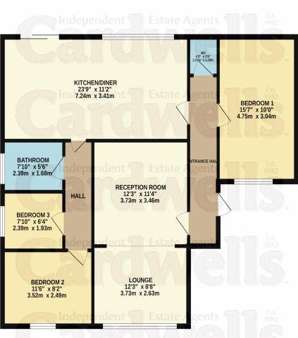443, Hough Fold Way, Bolton floorplan