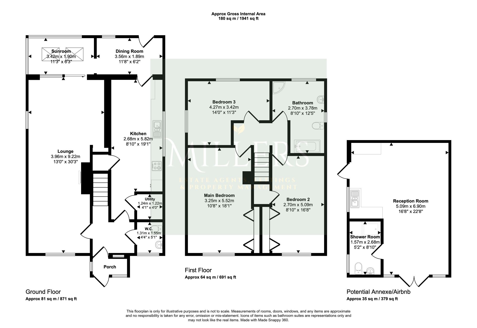The Oaks Mundesley Road, North Walsham floorplan