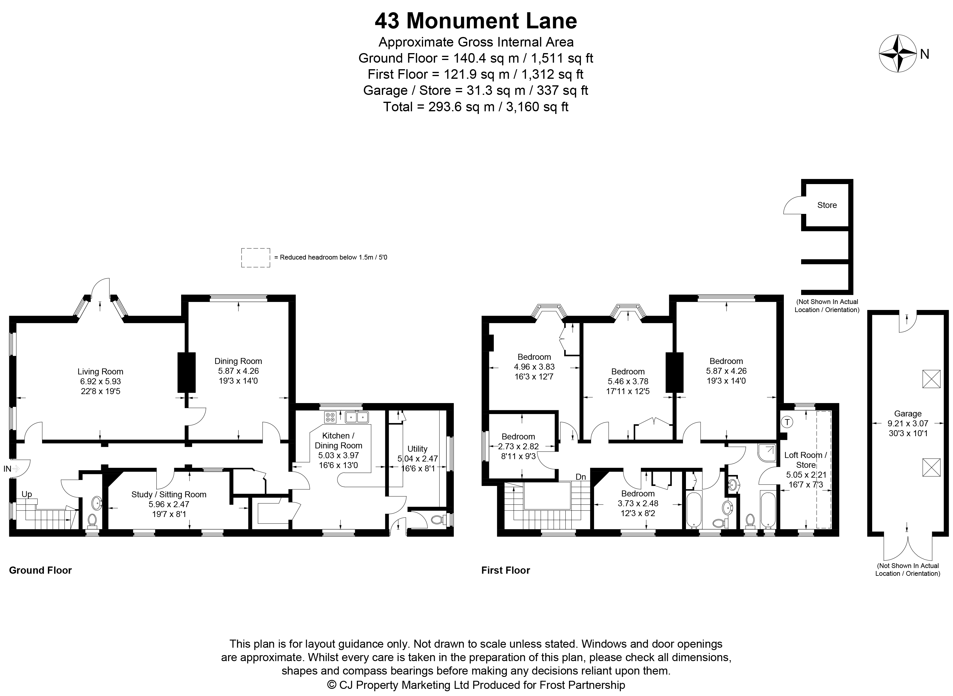 Overmead, 43, Monument Lane, Chalfont St. Peter floorplan