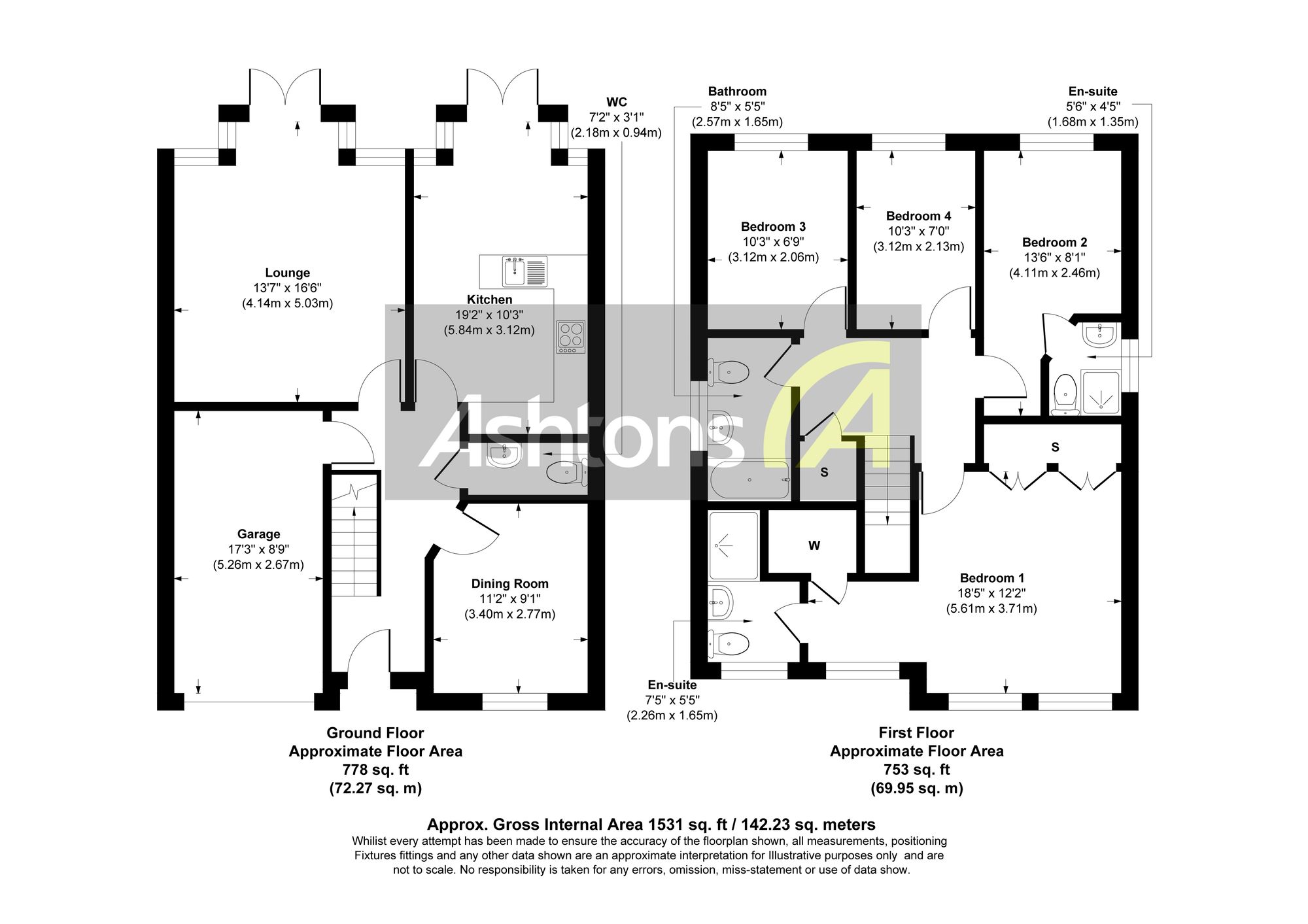 17 Ashwood Avenue, Wigan floorplan