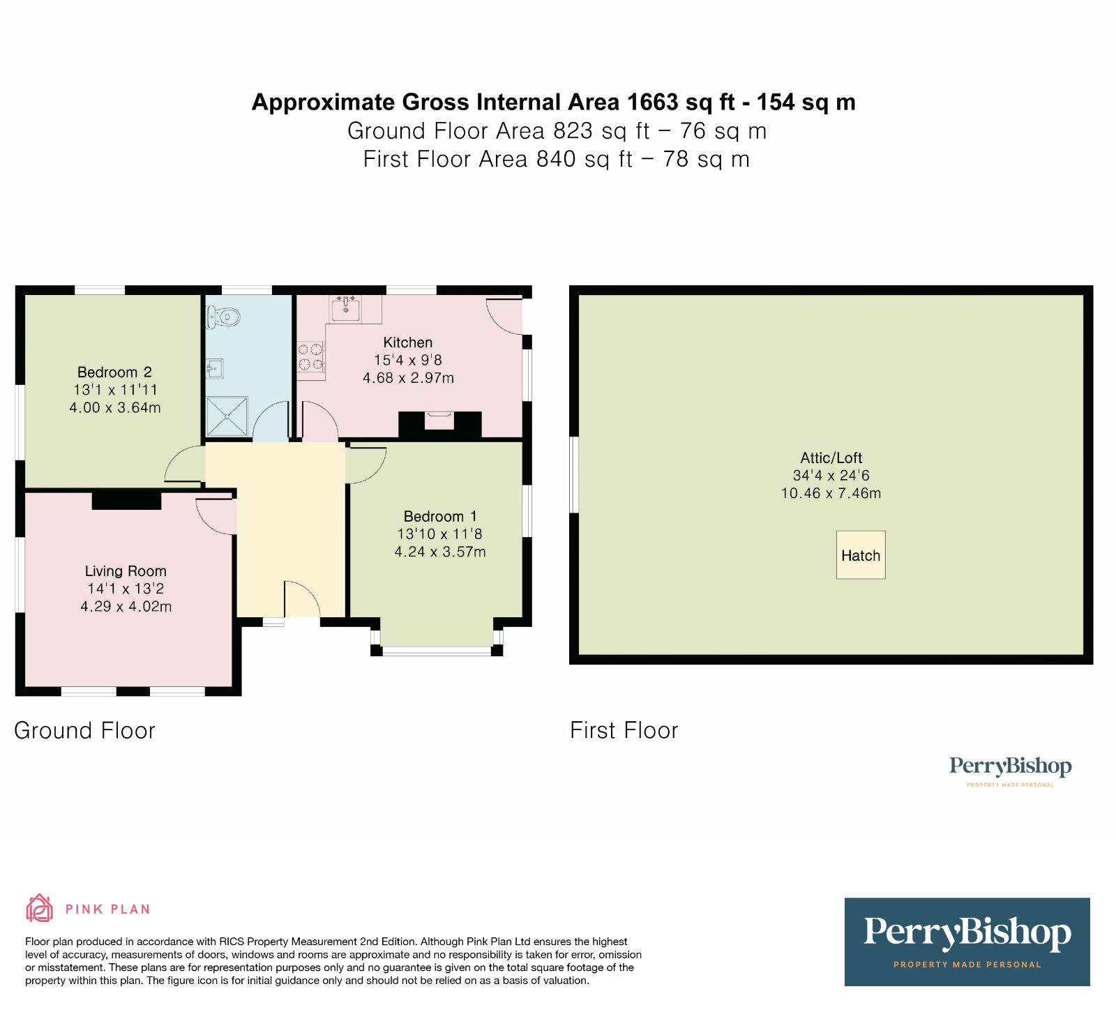 (Townsend), The Bungalow,, Rockness Hill, Stroud floorplan