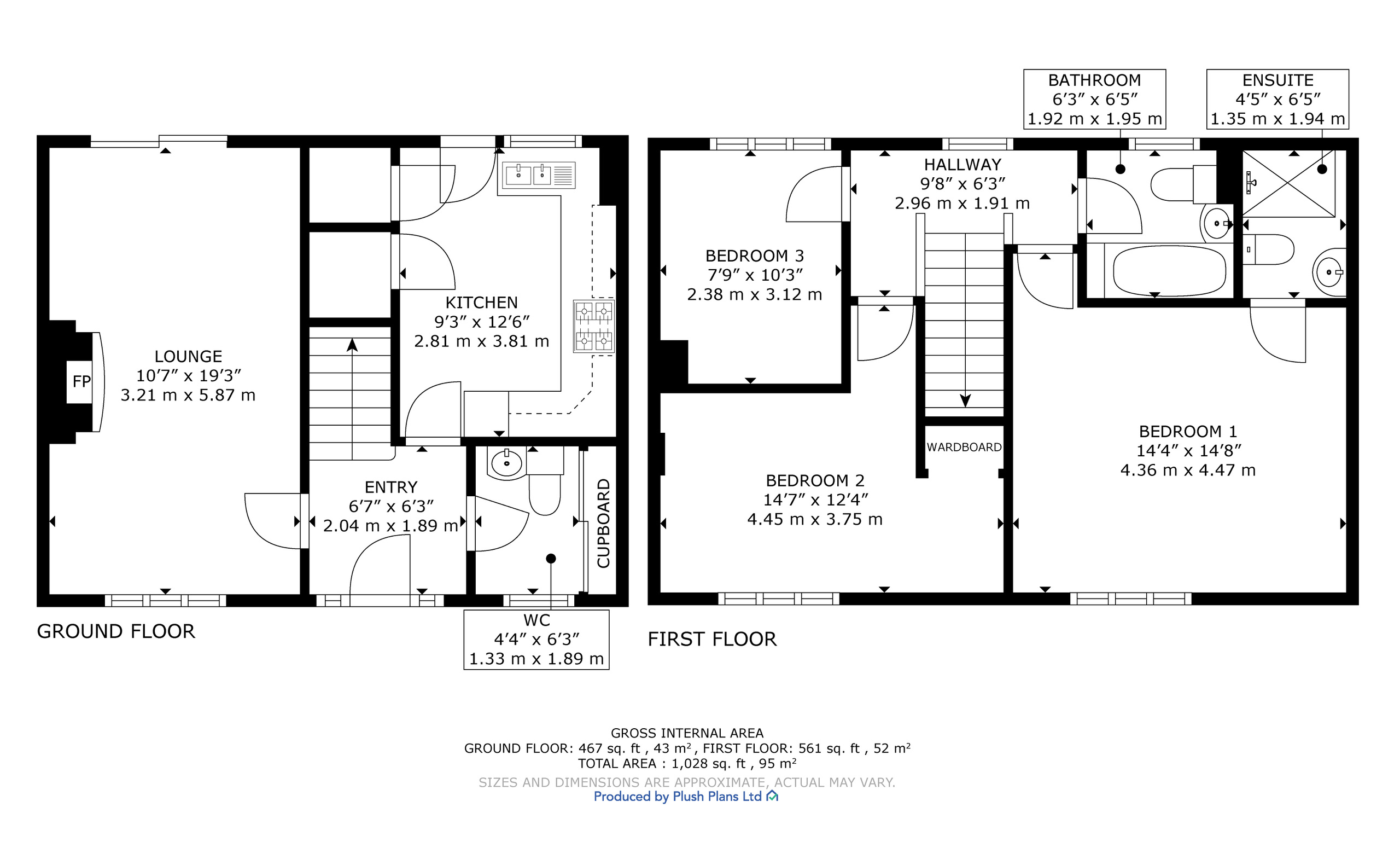 24 St. Inans Drive, Beith floorplan