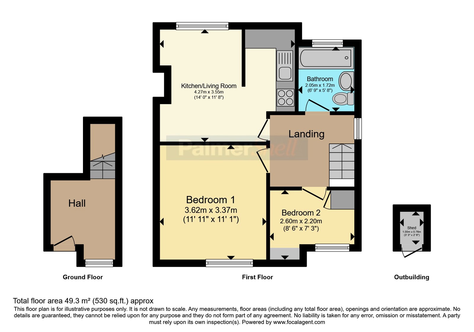 6A,, Edward Road, Dorset floorplan