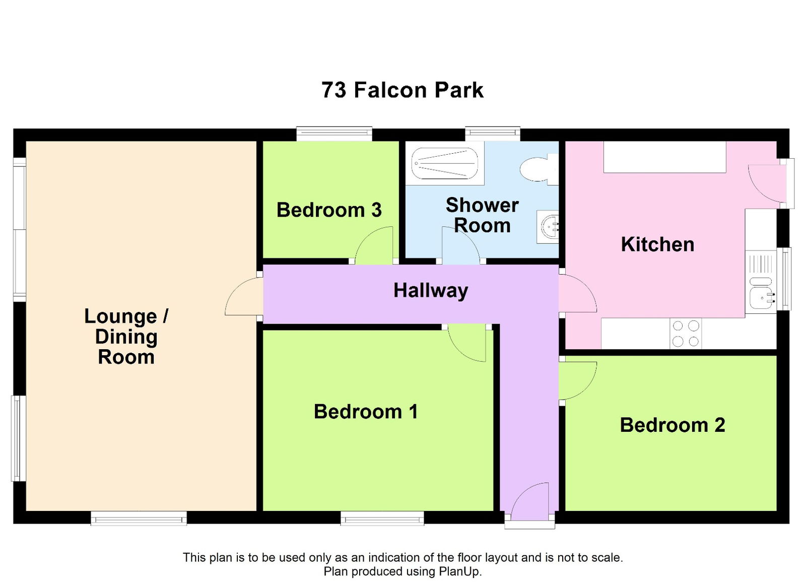 73, Falcon Park, Paignton floorplan