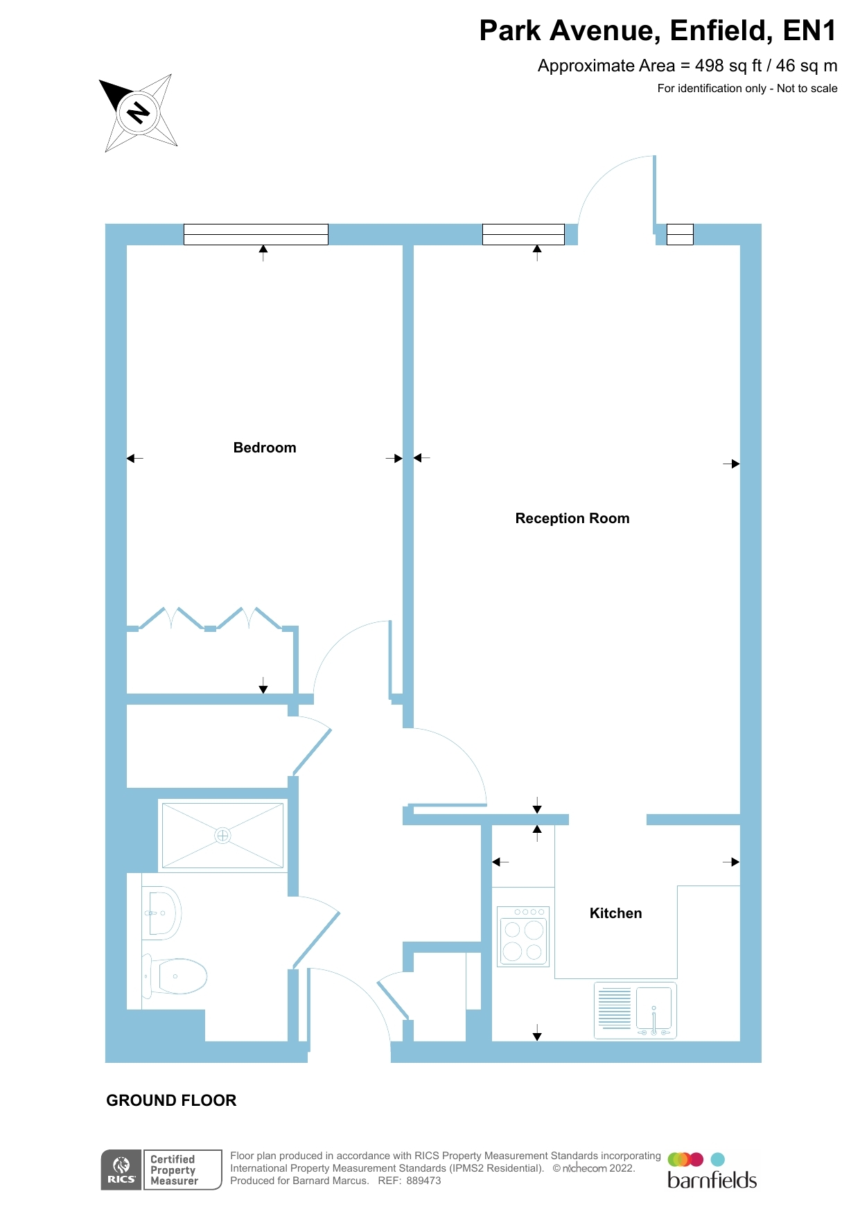 Park Avenue, Enfield EN1, 1 bedroom property for sale 62288737