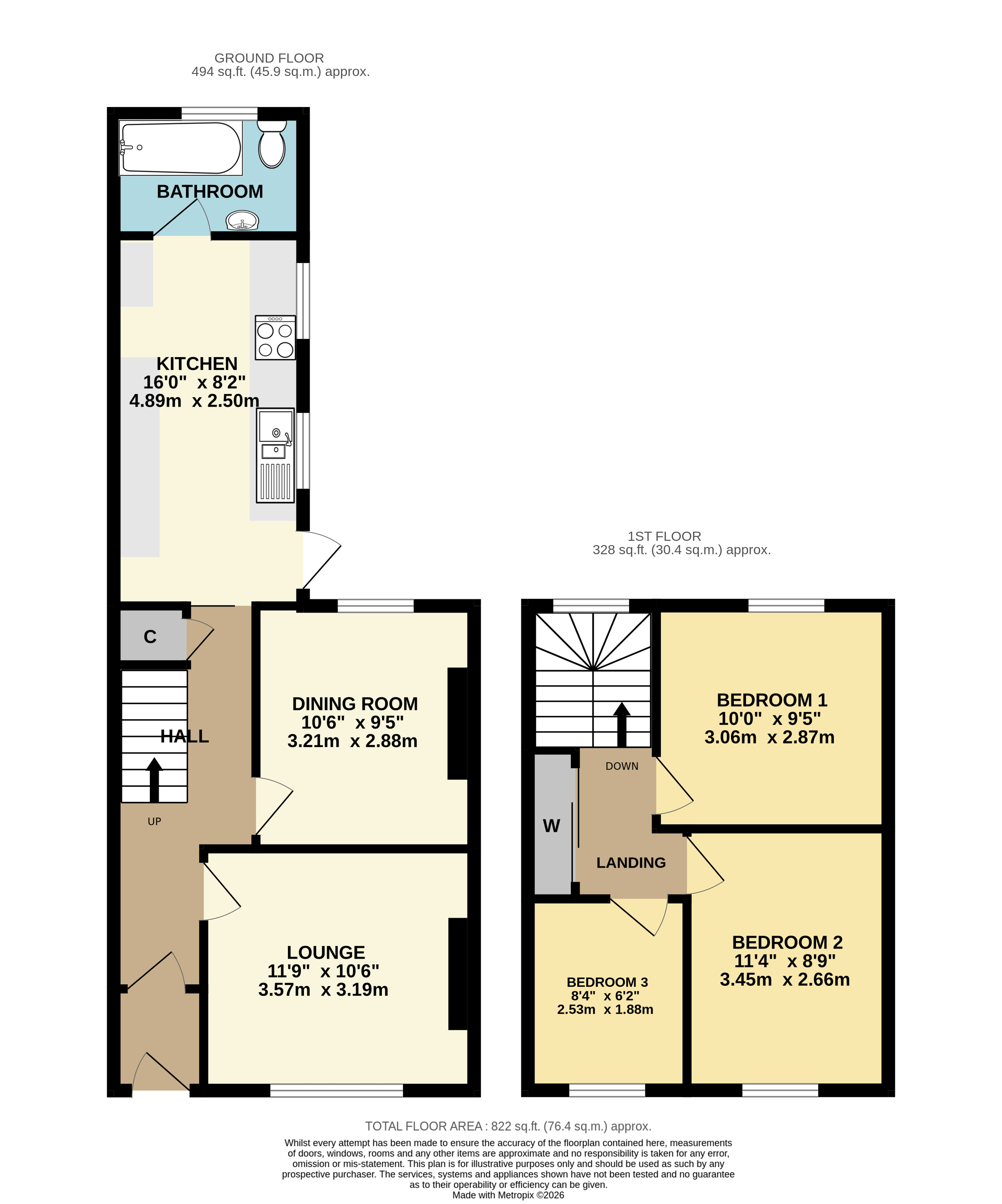 52, Victoria Street, Devon floorplan