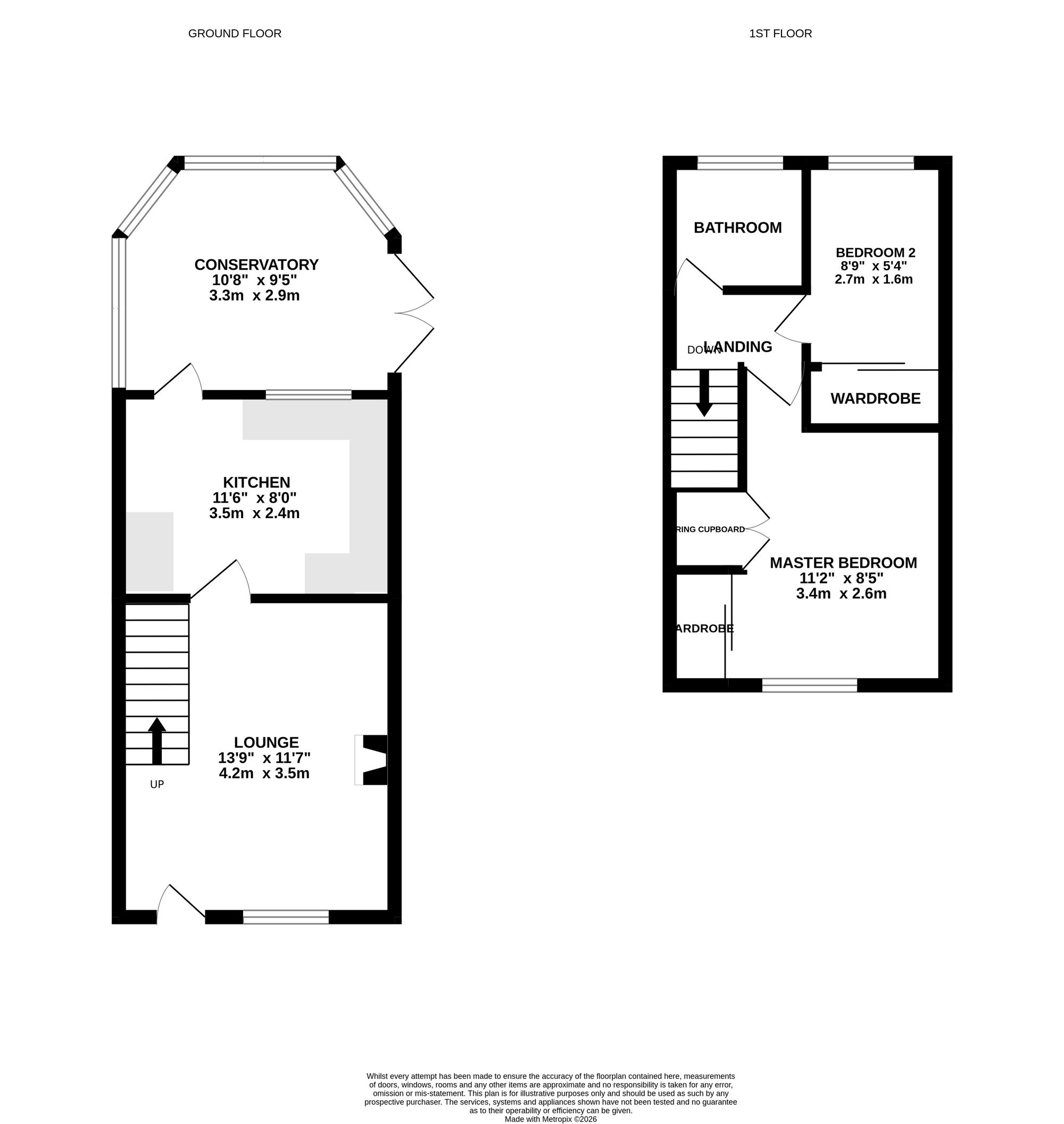 2 Warwick Close, Eastleigh floorplan
