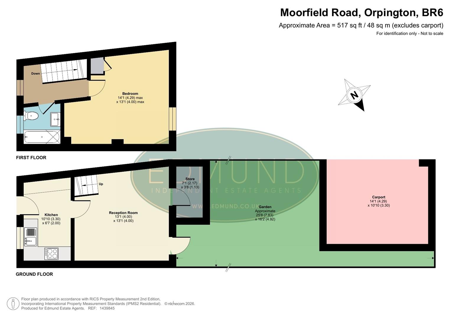 69, Moorfield Road, Orpington floorplan