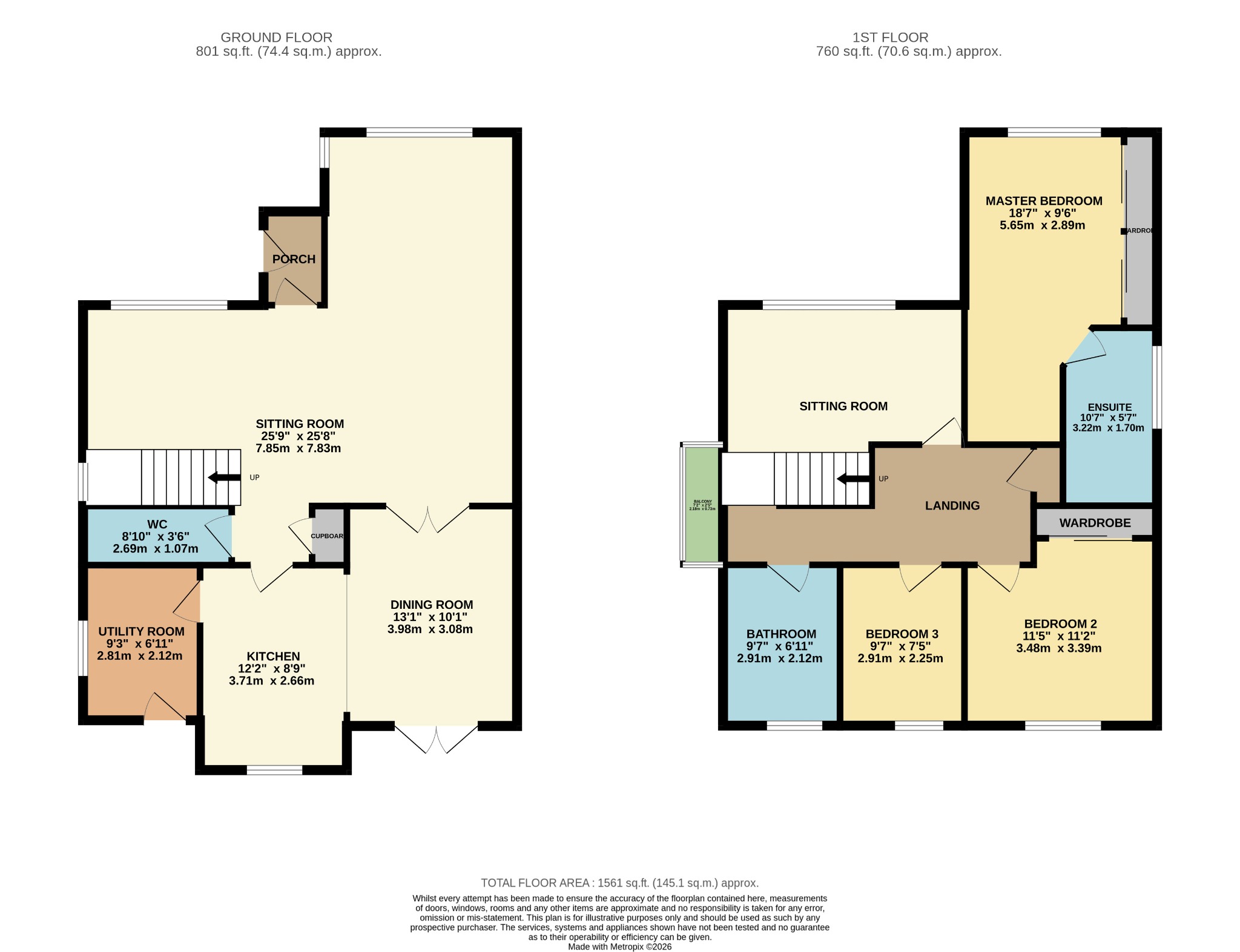 4 Ferrymans, Sandbank, Argyll and Bute floorplan