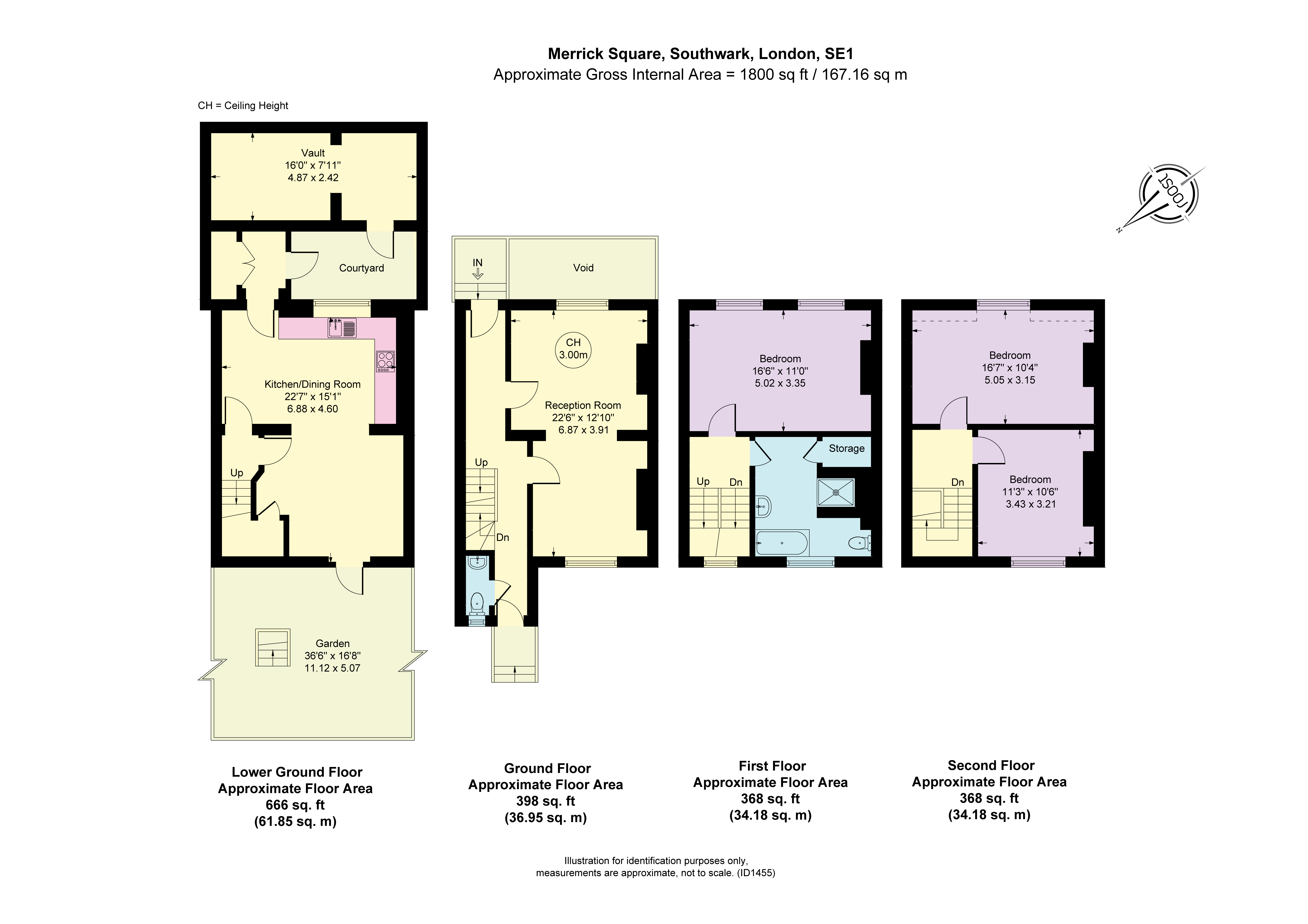 23, Merrick Square, Southwark floorplan