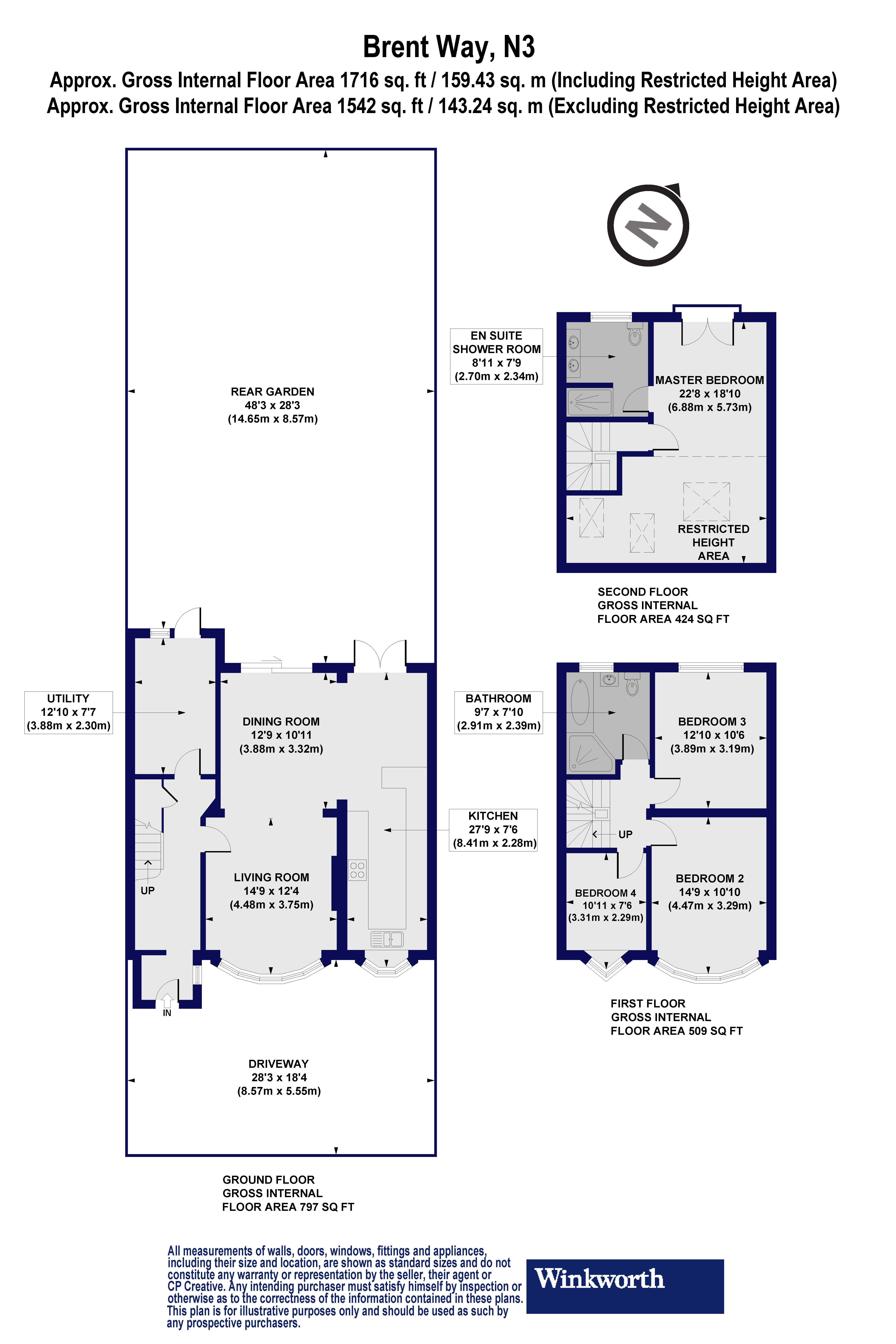 101, Brent Way, West Finchley floorplan