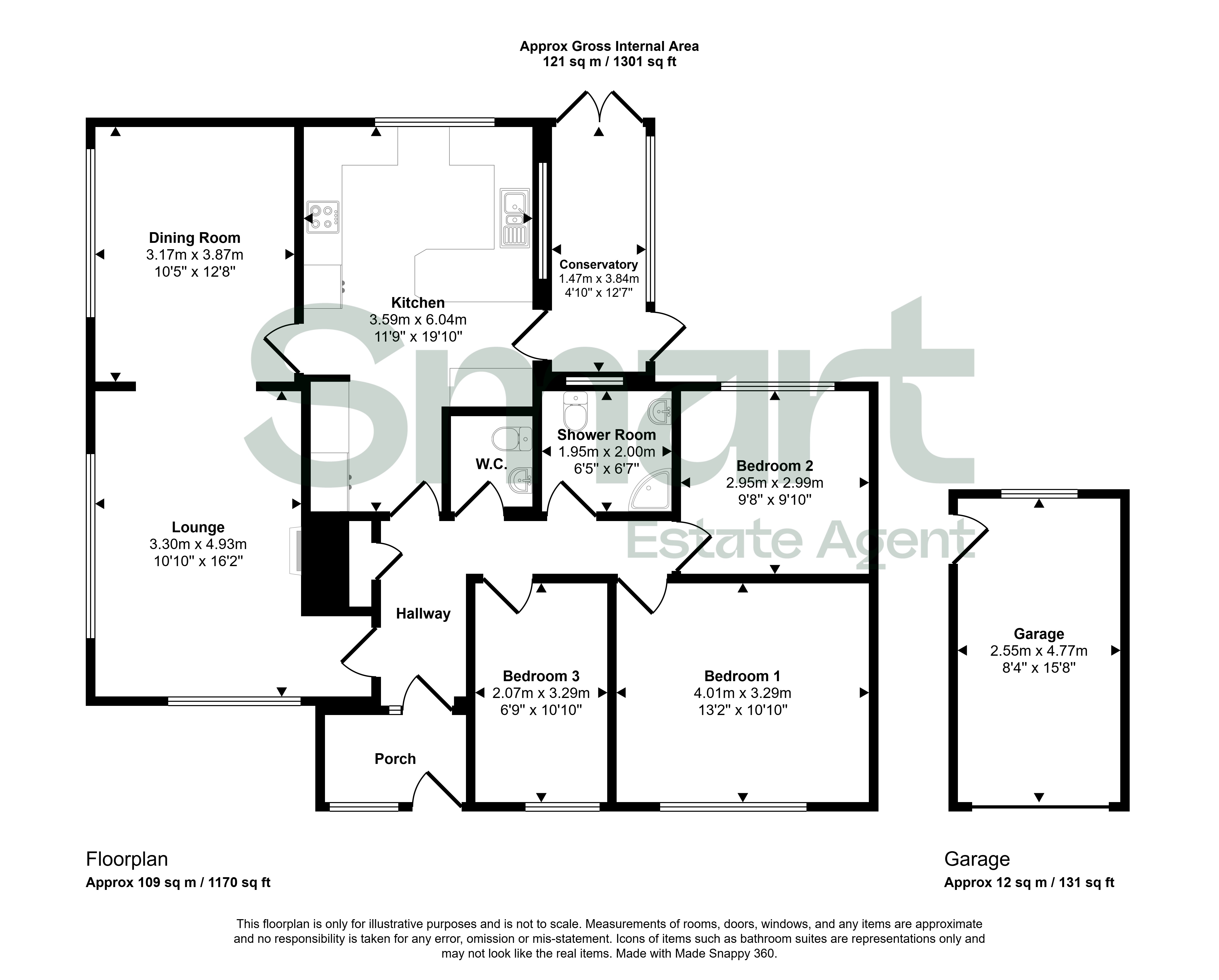 1, Rowan Way, Exeter floorplan