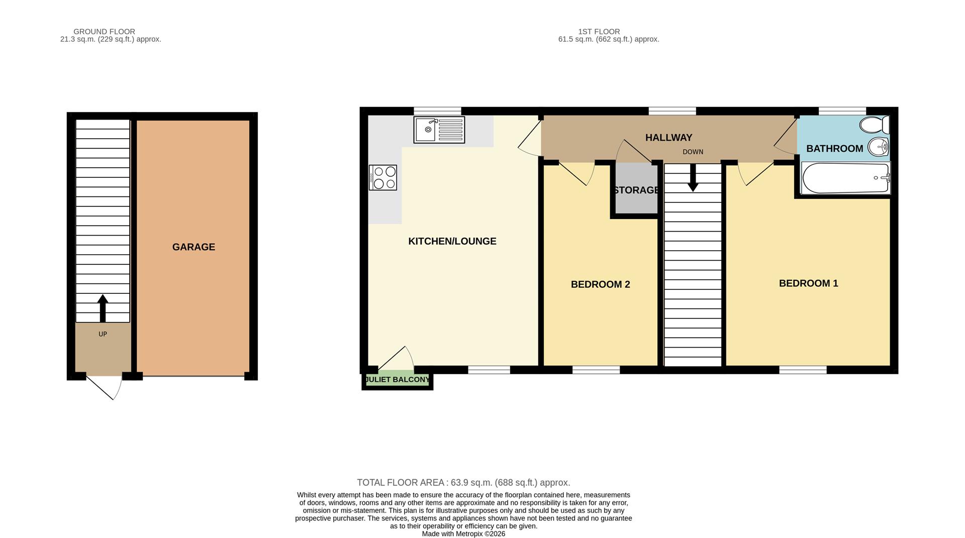 8, Maytree Crescent, Harlow floorplan