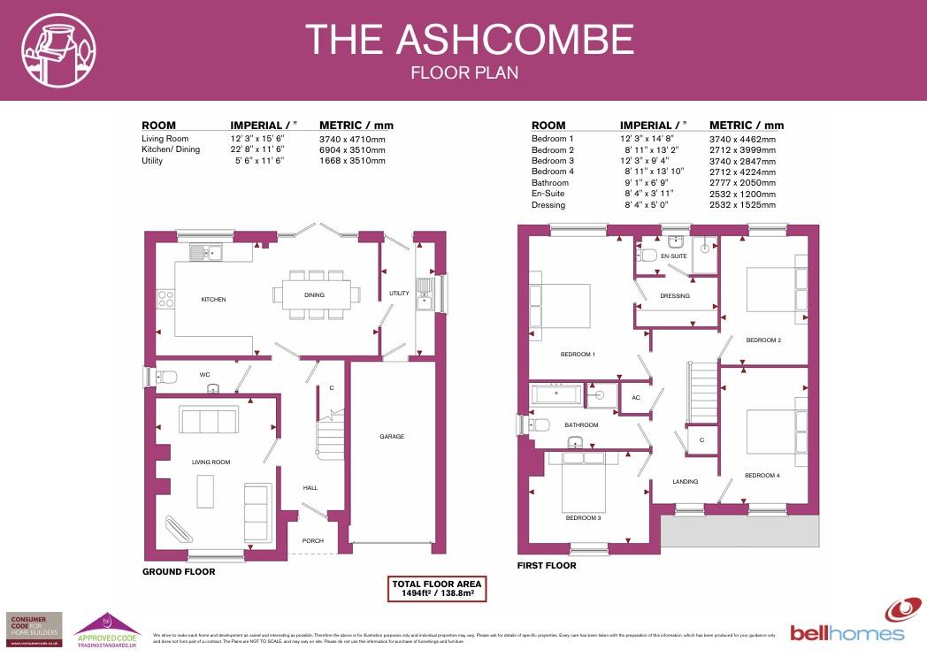 Plot 21, Old Dairy Way, Lydney floorplan