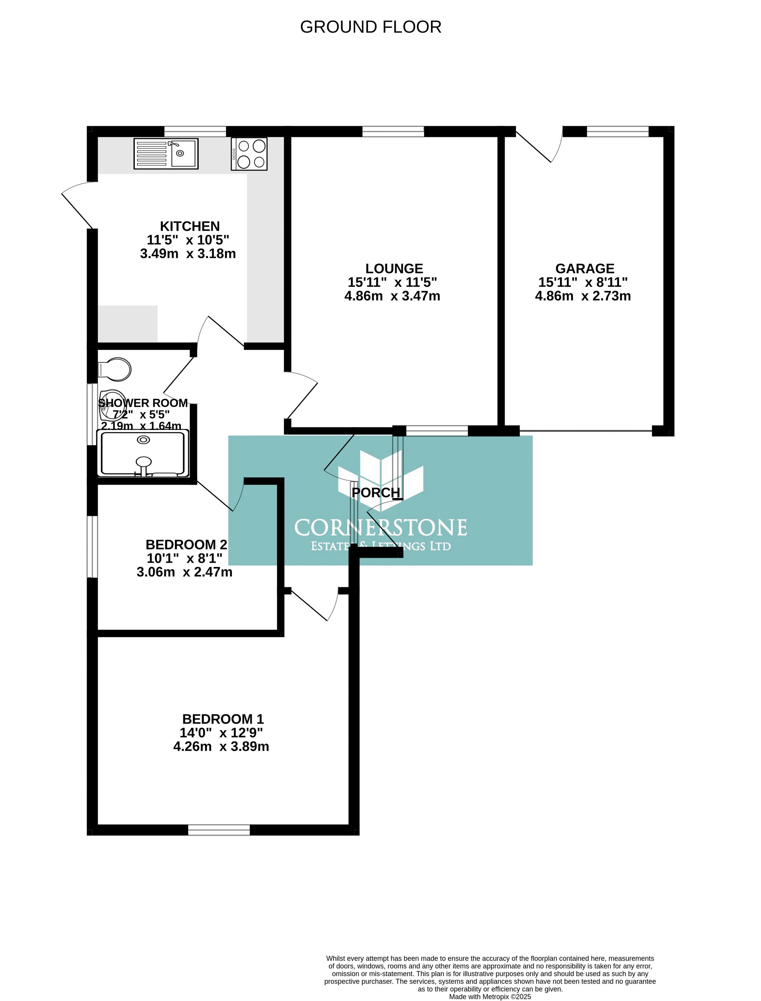 3, Cliff Hill Road, Oldham floorplan