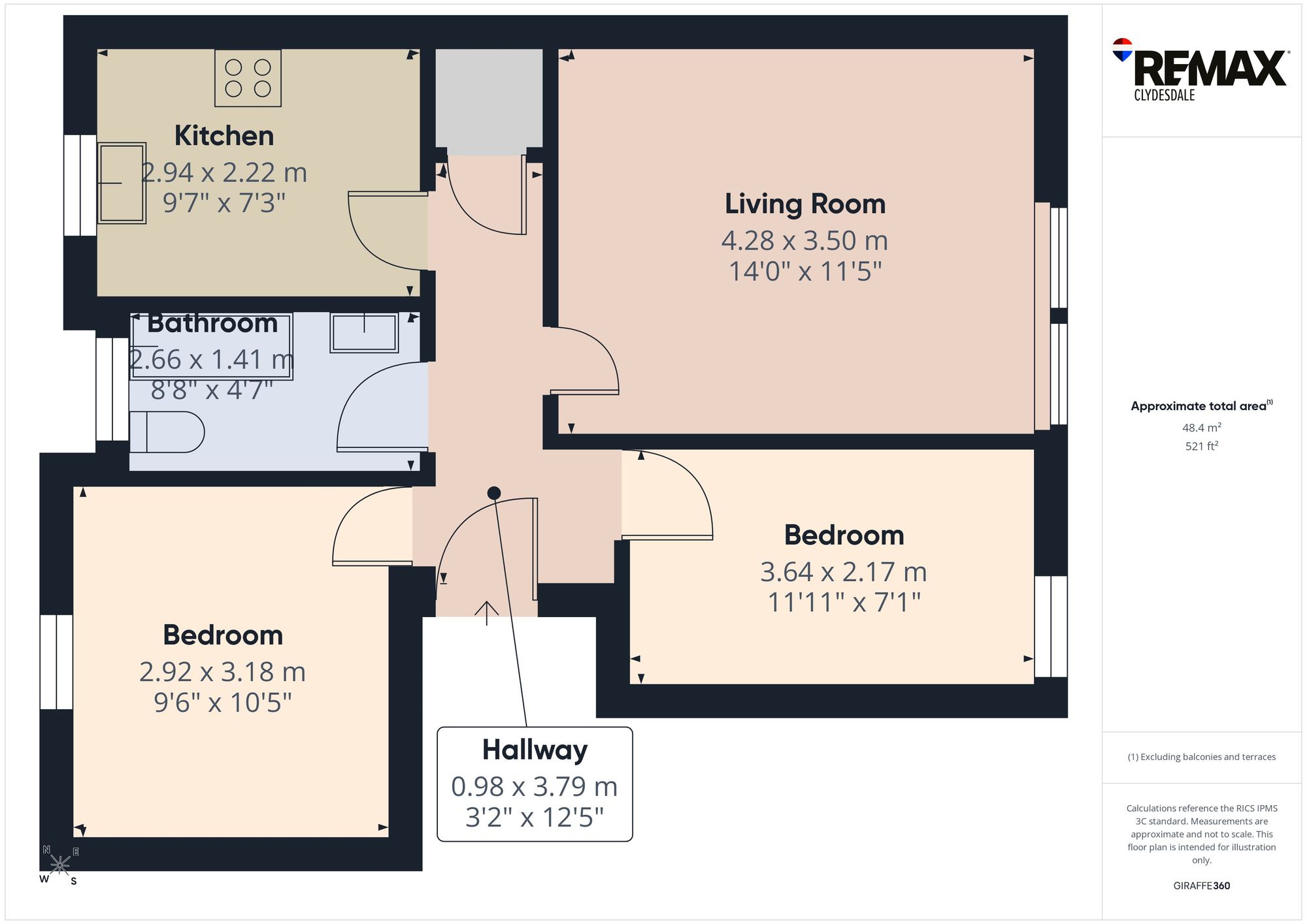 Flat 8 Broomgate Court, Lanark, Lanark floorplan
