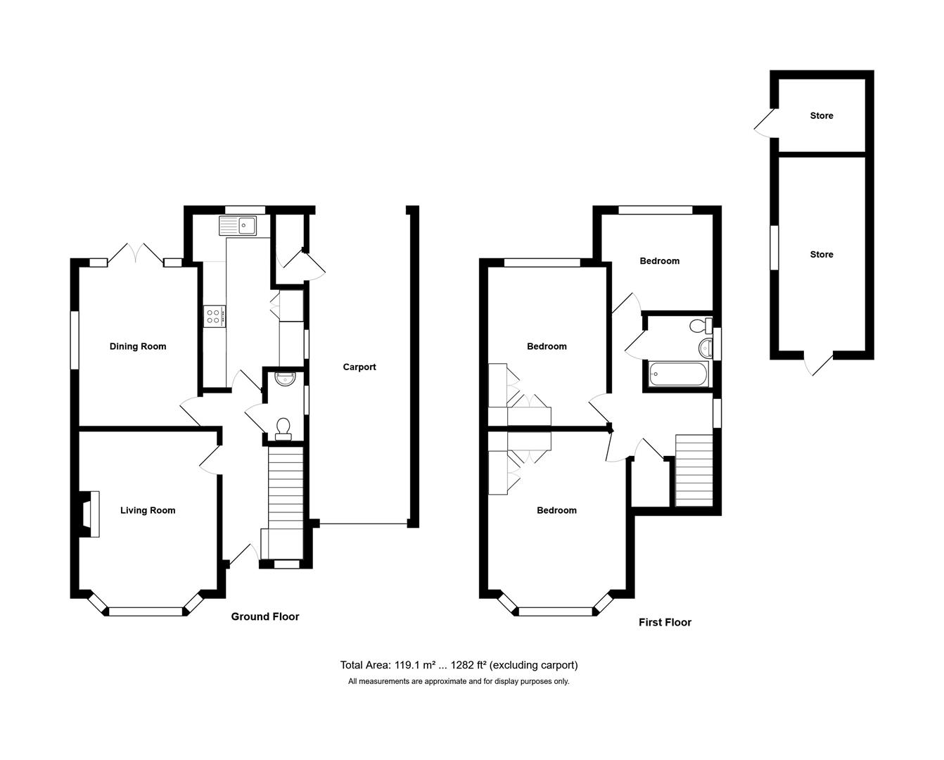 12, Claverton Road, Bristol floorplan