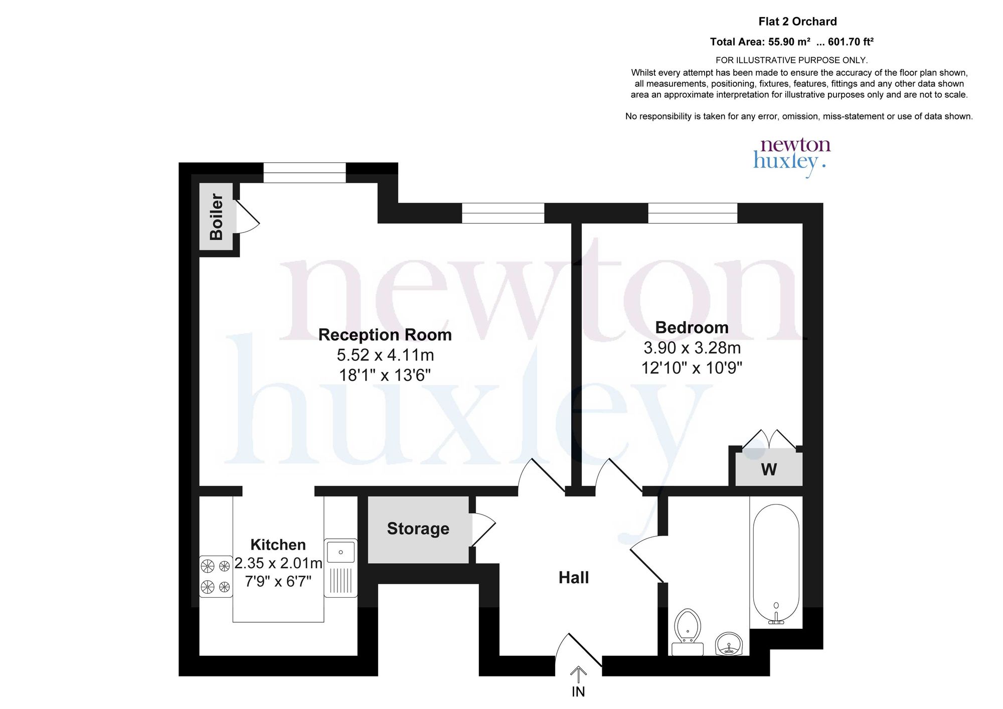 Flat 2, 21 Orchard Farm Avenue, East Molesey floorplan