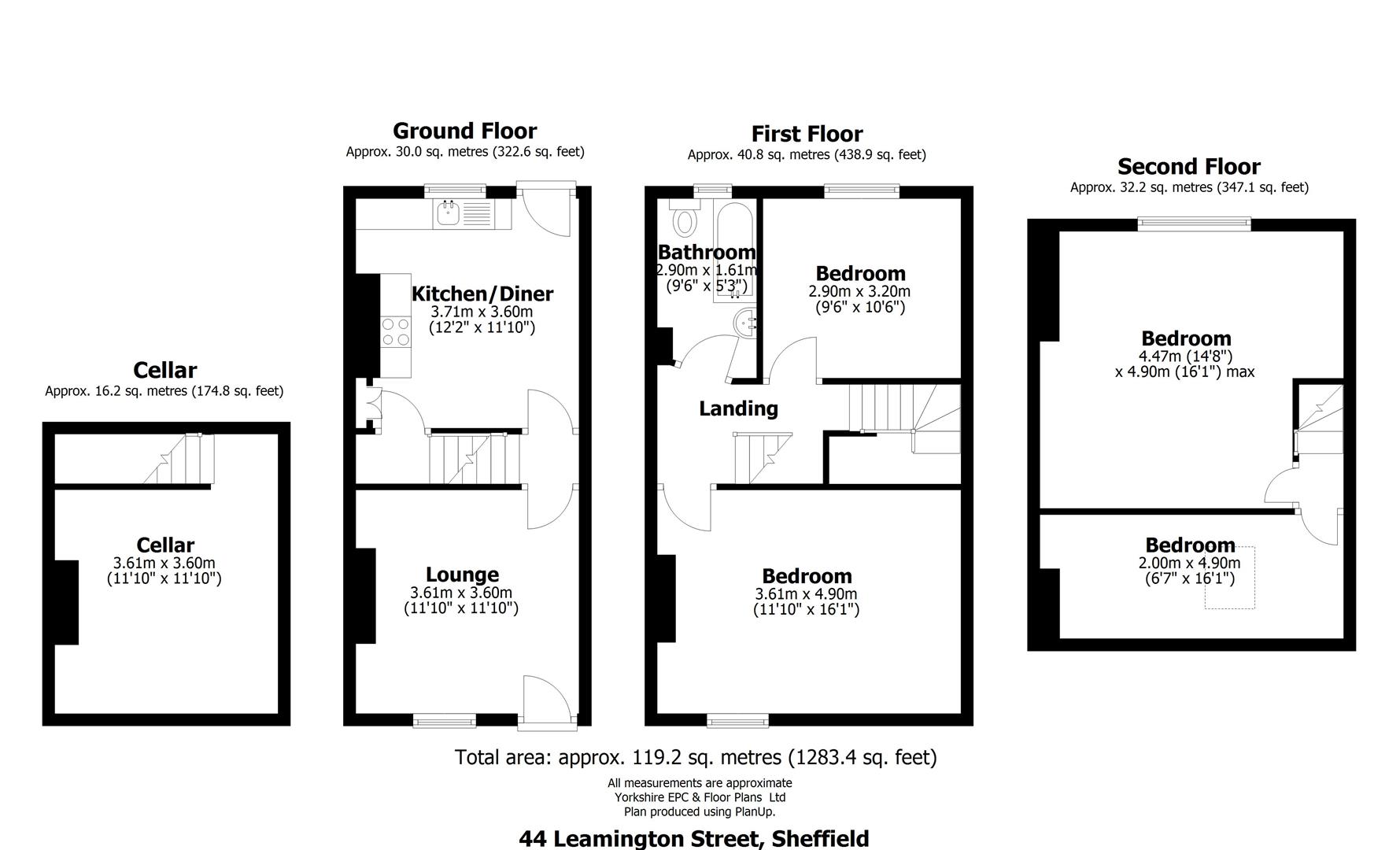 Leamington Street, Sheffield floorplan