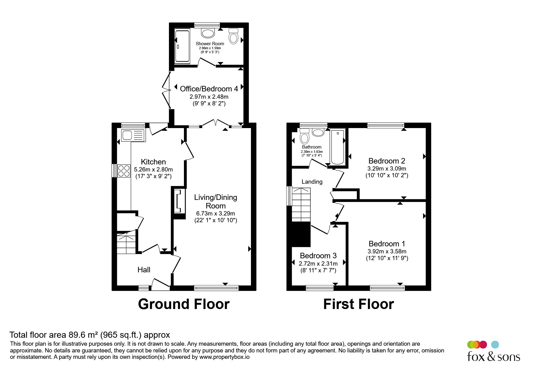 52, Cherry Lane, Crawley floorplan