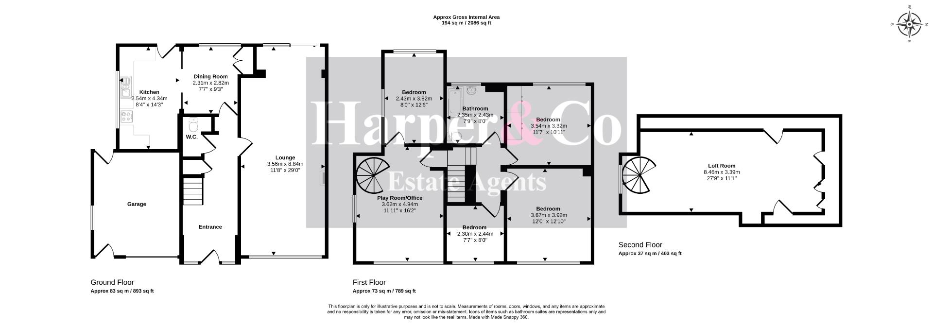 20, Fane Grove, Middlesbrough floorplan