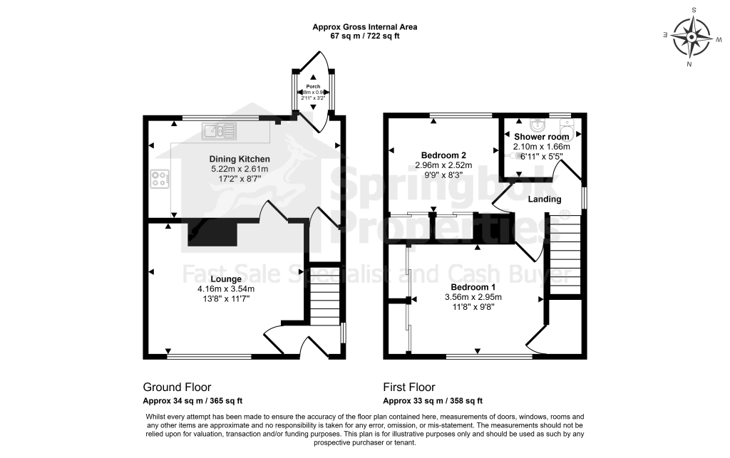 12, Elm Road, Mexborough floorplan