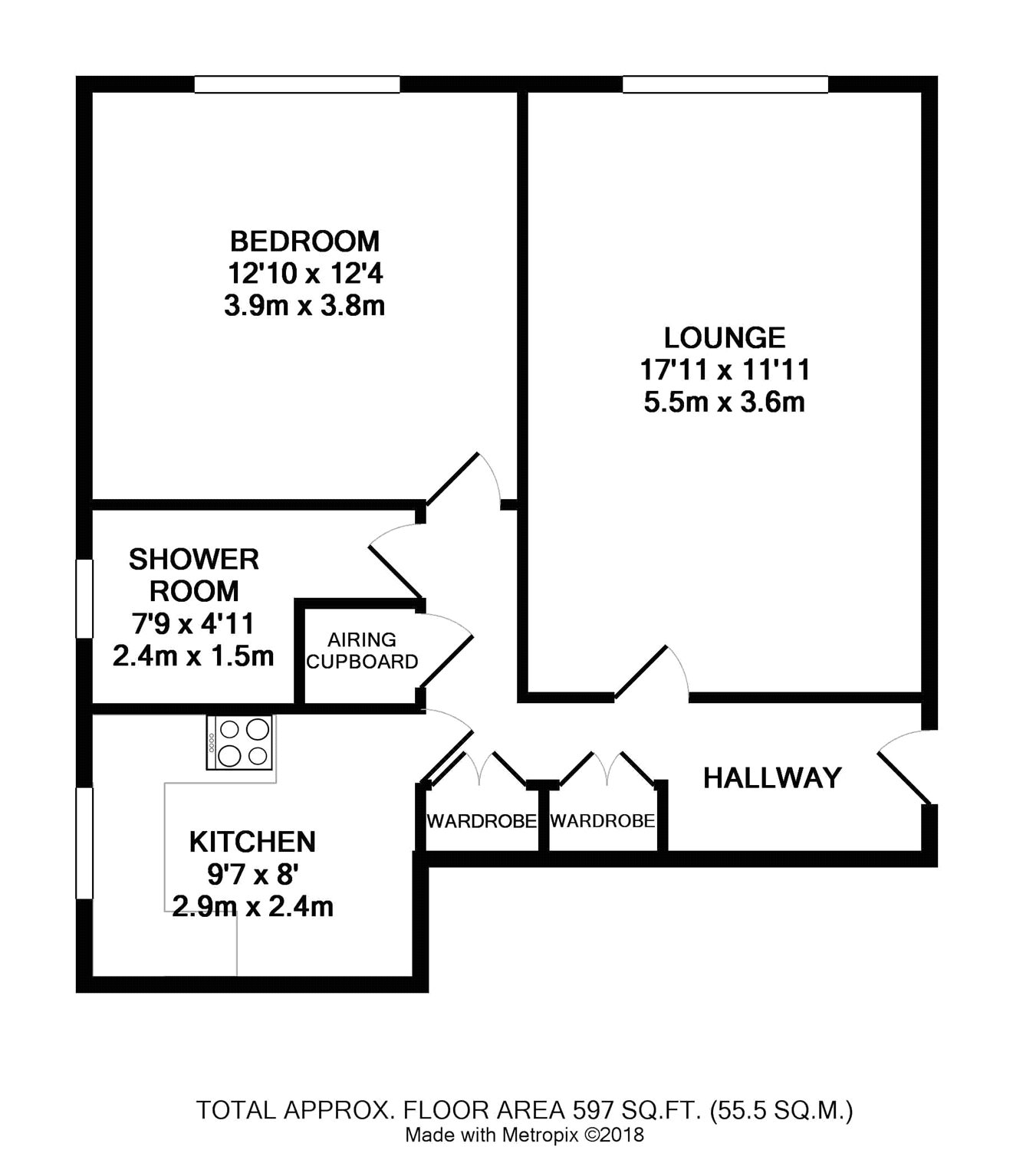 1 Bedrooms Flat for sale in Kent Road, Littlehampton BN17