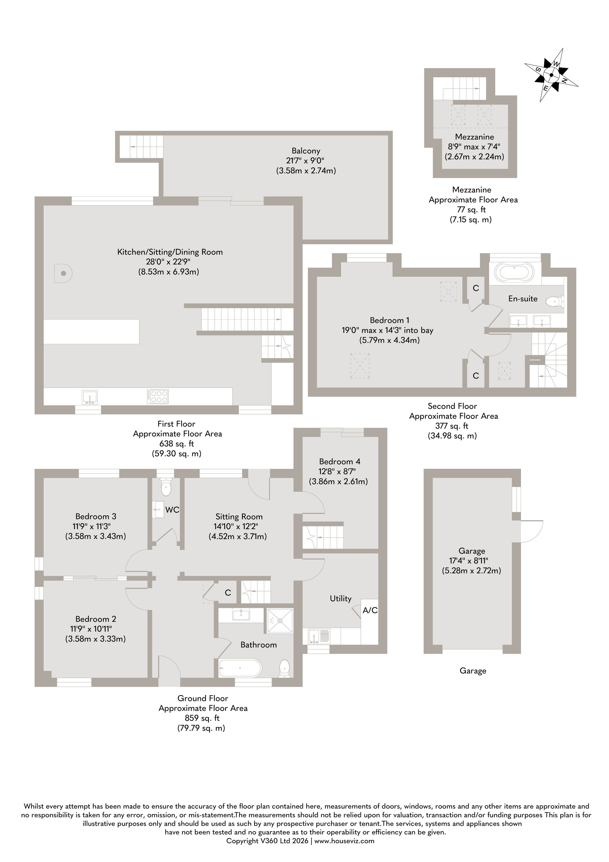 The Millers House High Street, Cley floorplan