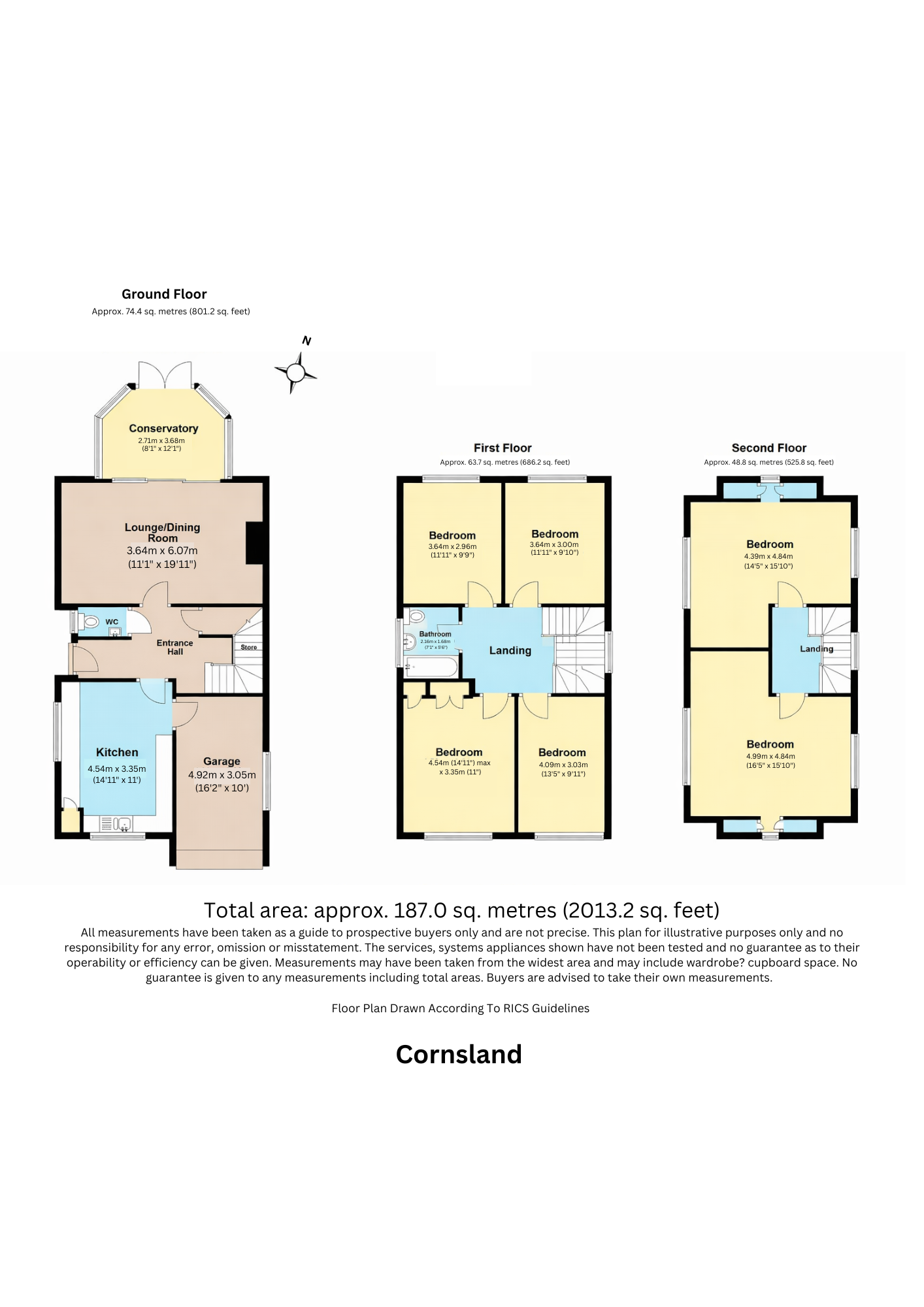 12, Cornsland, Brentwood floorplan