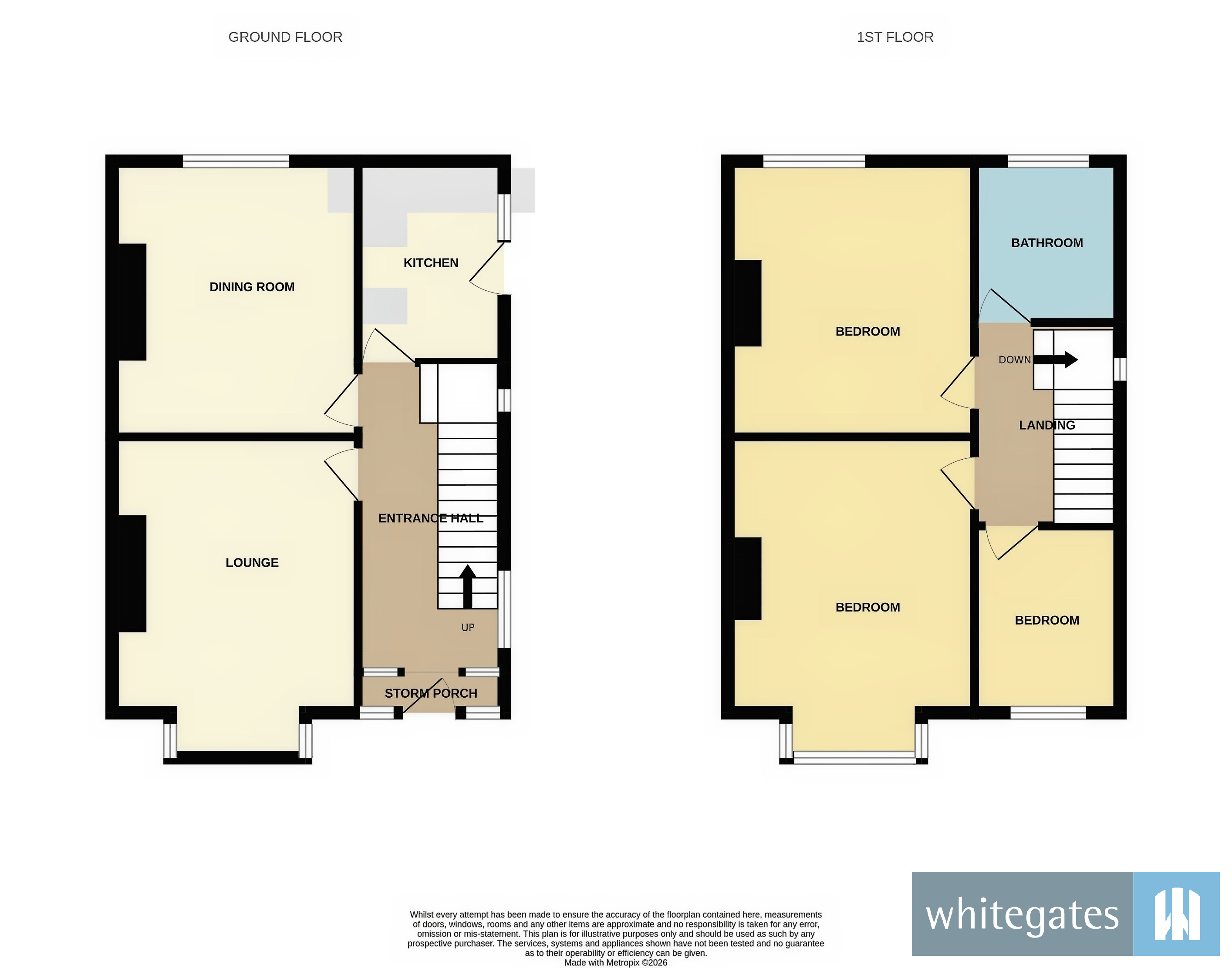 66, Bull Lane, Merseyside floorplan