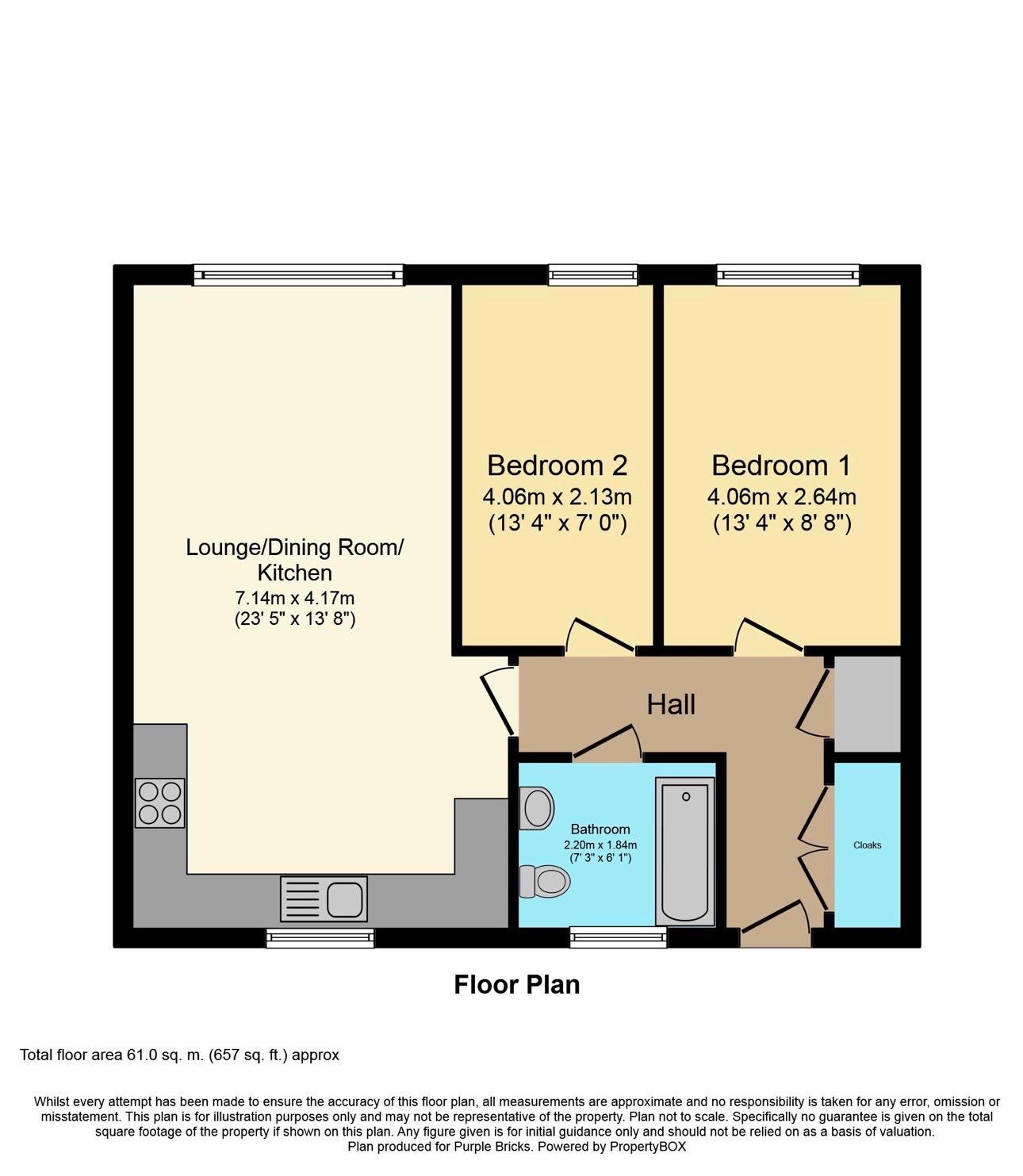 115, Clifford Way, Maidstone floorplan