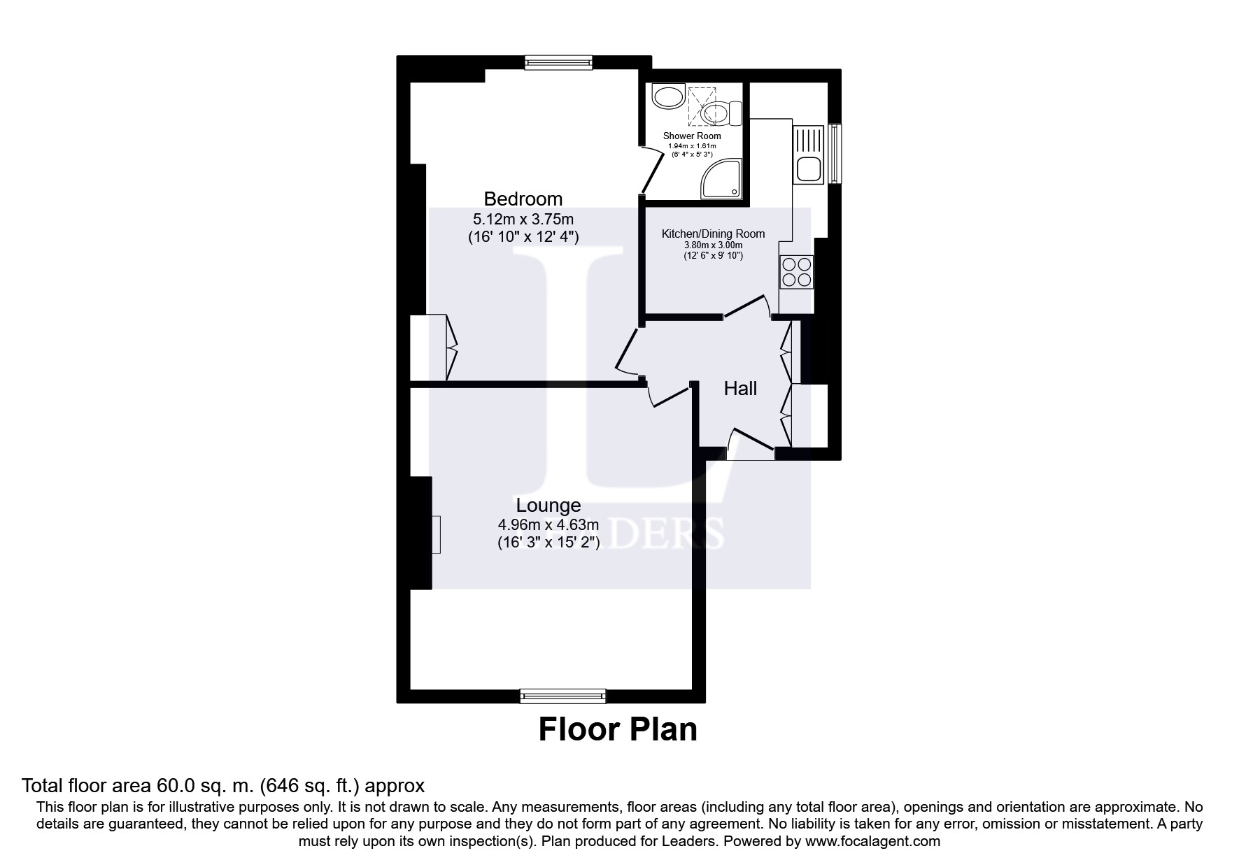 1 Bedrooms Flat to rent in St. Georges Road, Cheltenham GL50