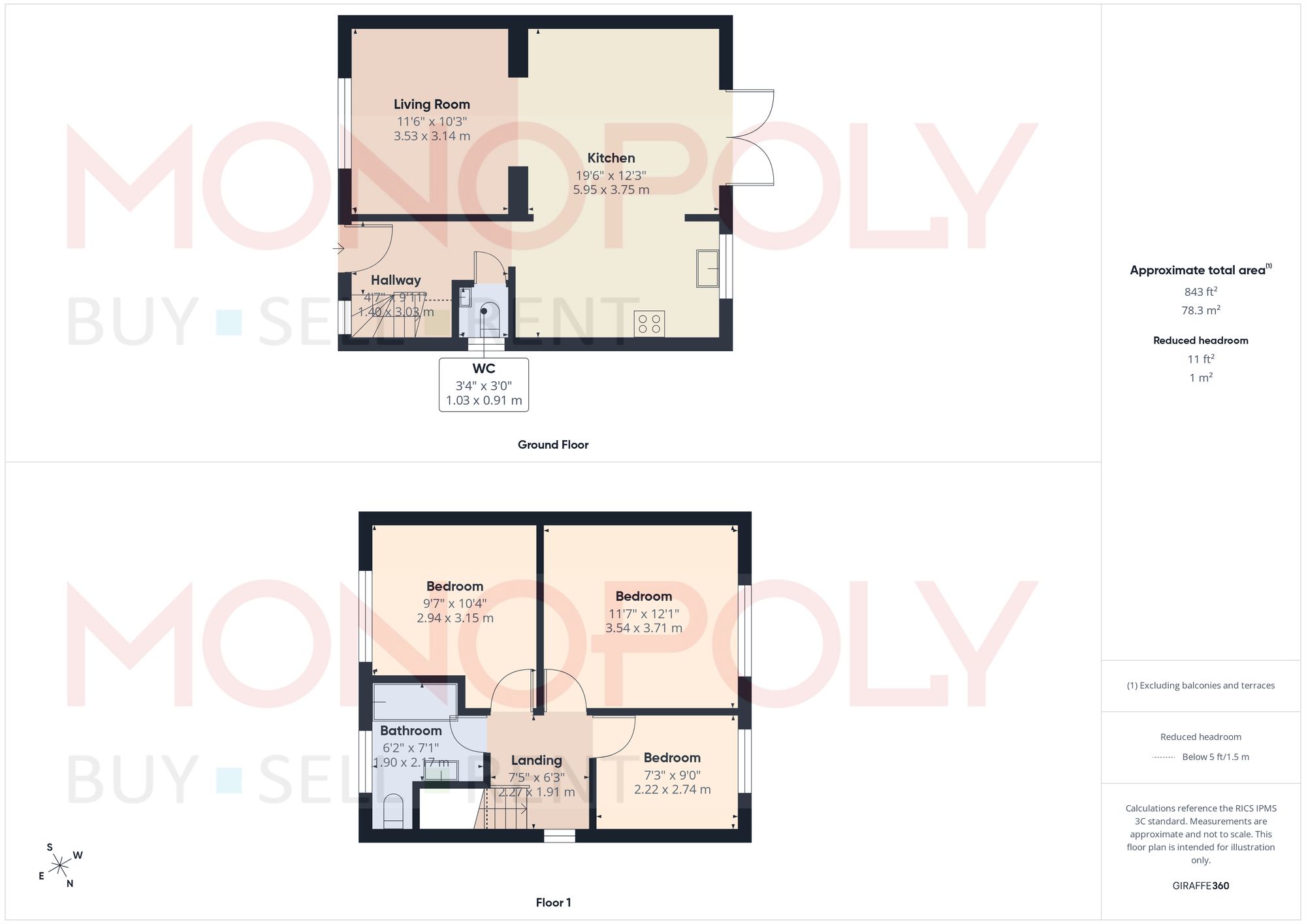 20 Woodlands, Wrexham floorplan